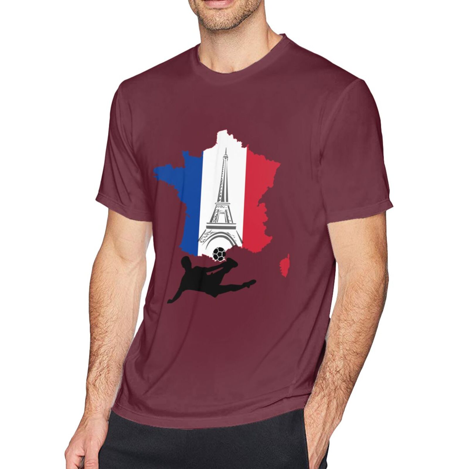 Men's France EURO 2024 Basic Short Sleeve T-Shirt BST1772