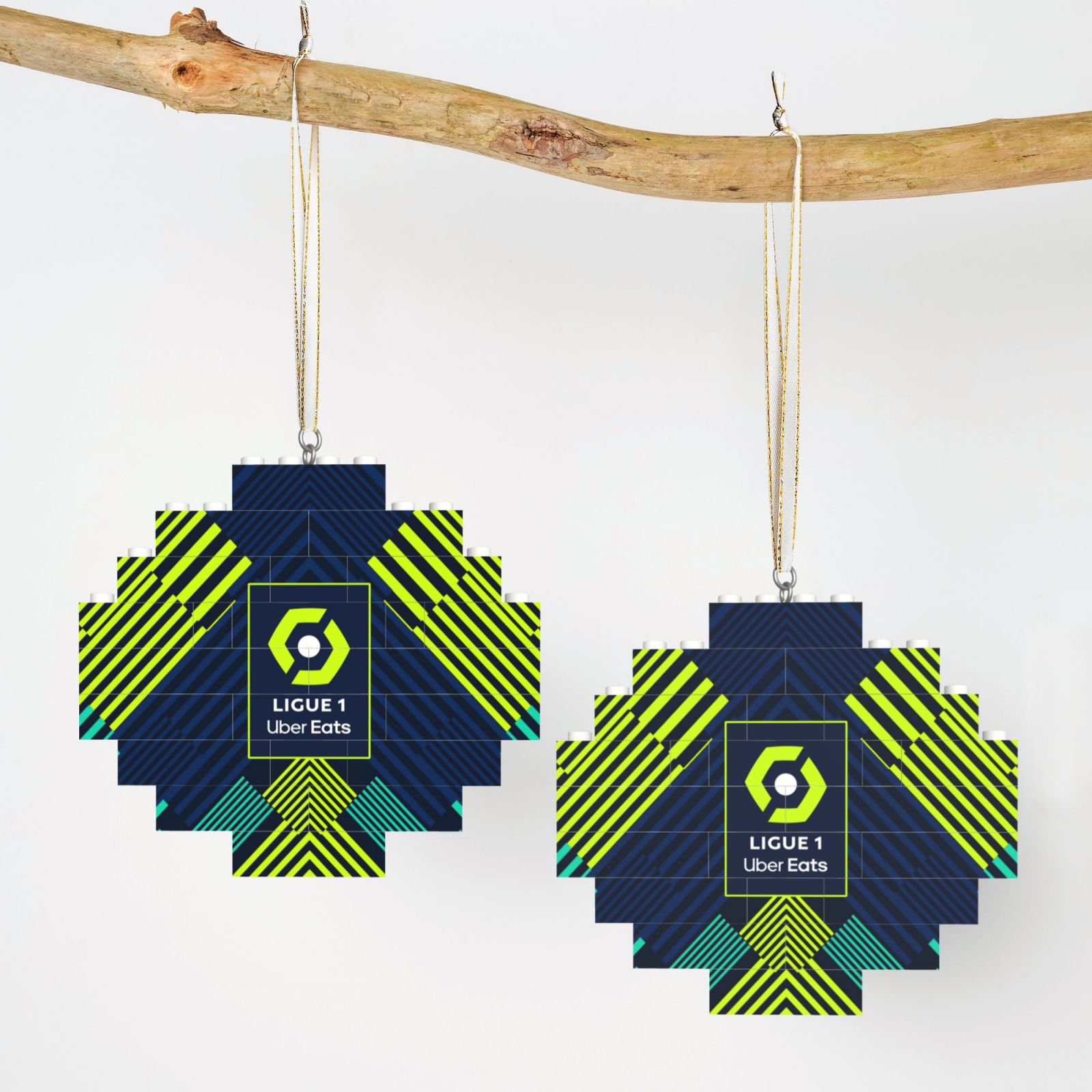 France Football League Building Block Puzzle Ornament BBP2034