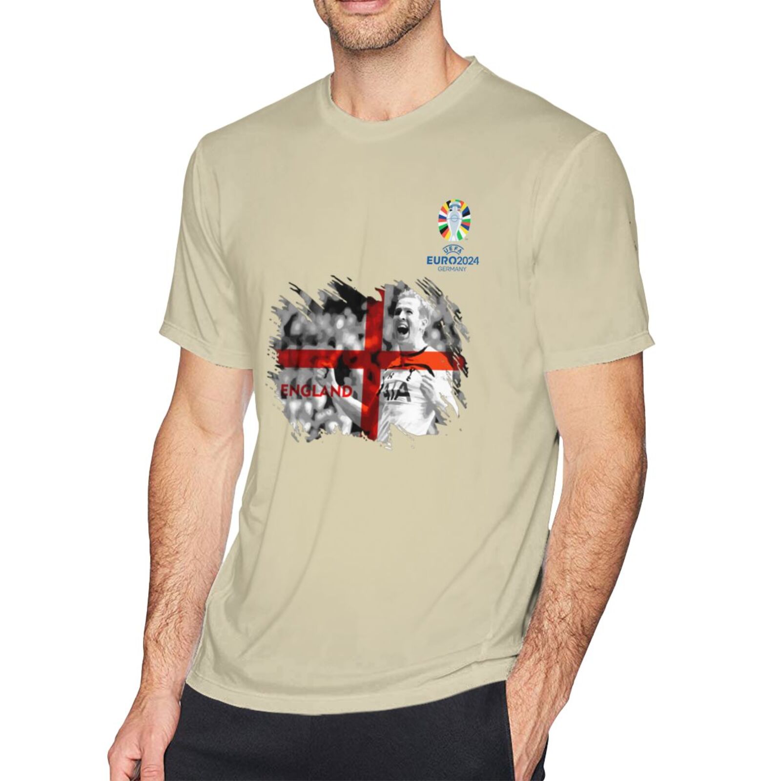 Men's England EURO 2024 Basic Short Sleeve T-Shirt BST1713