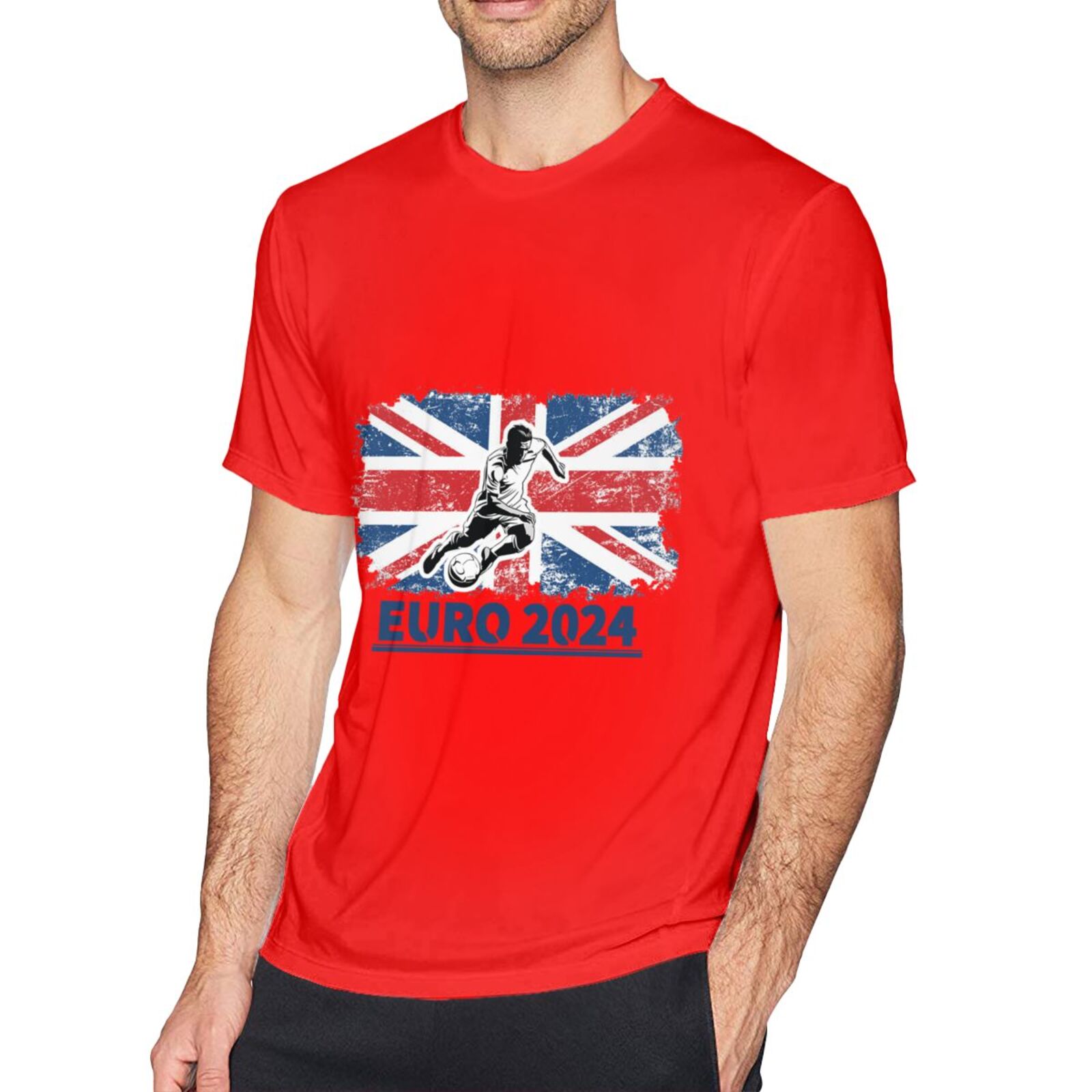 Men's England EURO 2024 Basic Short Sleeve T-Shirt BST1750