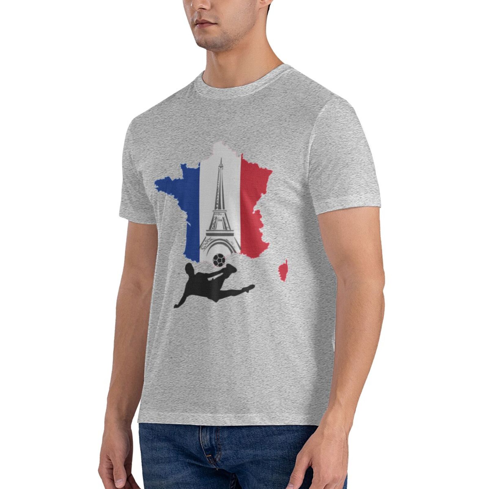 Men's France EURO 2024 Basic Short Sleeve T-Shirt BST1772