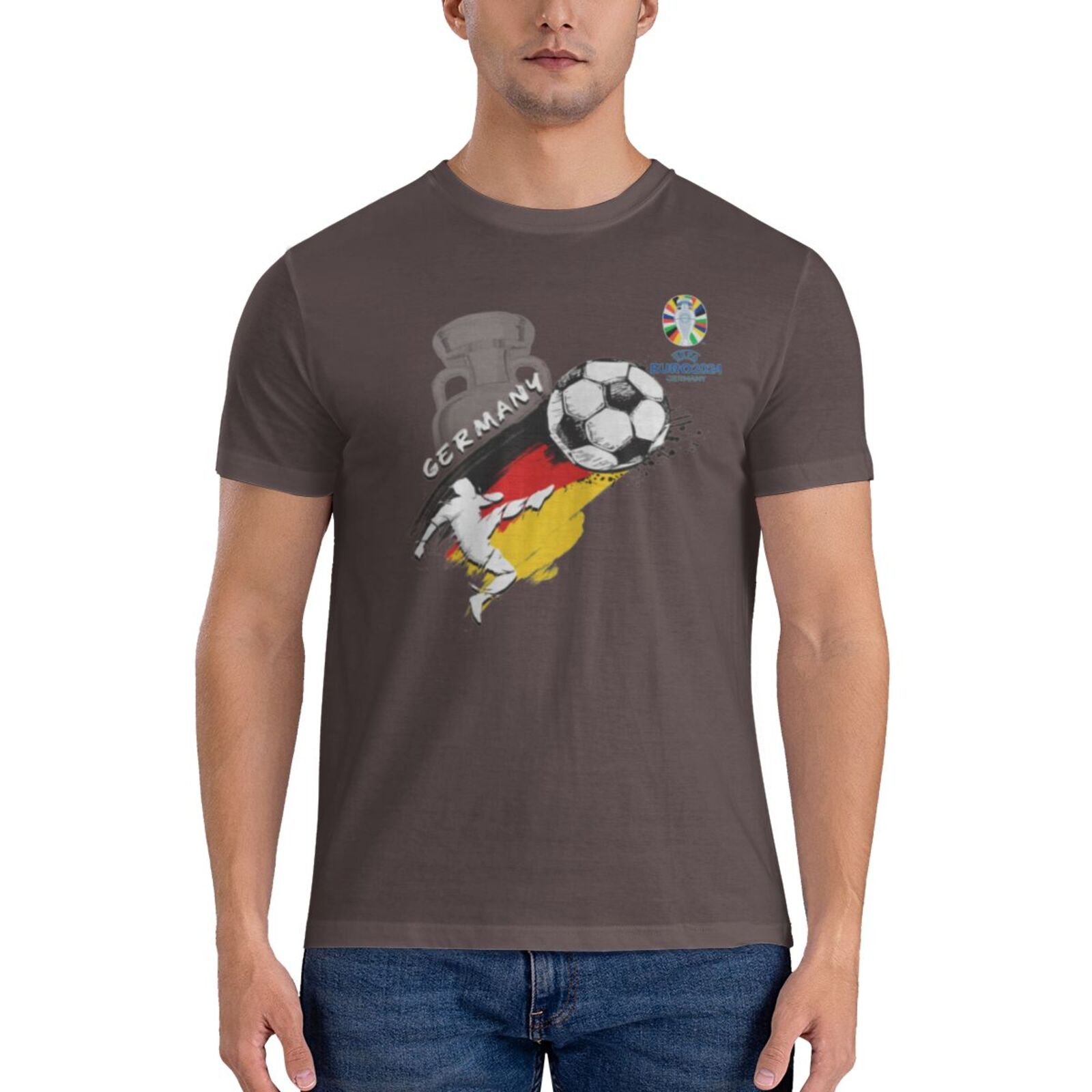 Men's Germany EURO 2024 Basic Short Sleeve T-Shirt BST1679