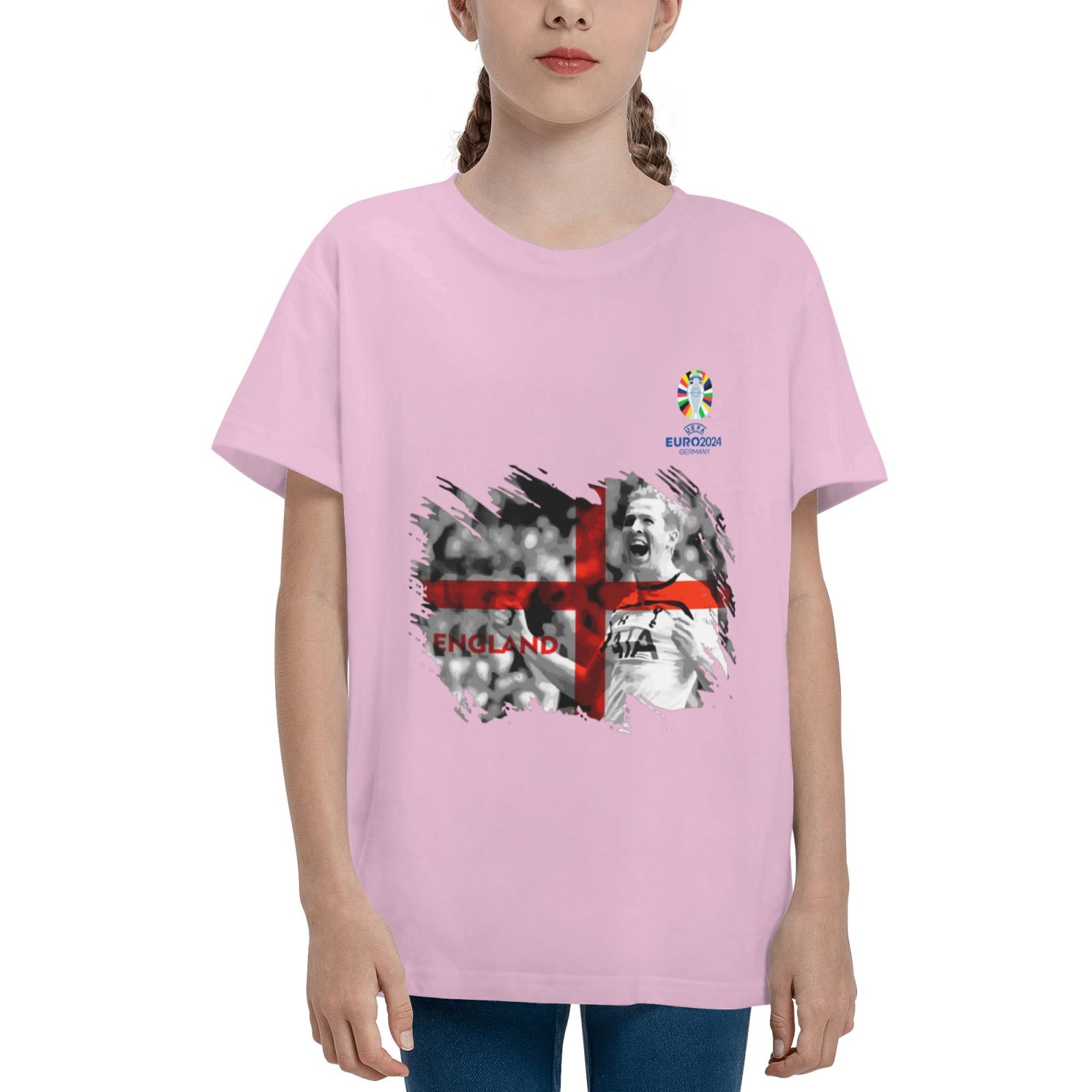 Kid's England EURO 2024 Teenage T-shirt TET1711