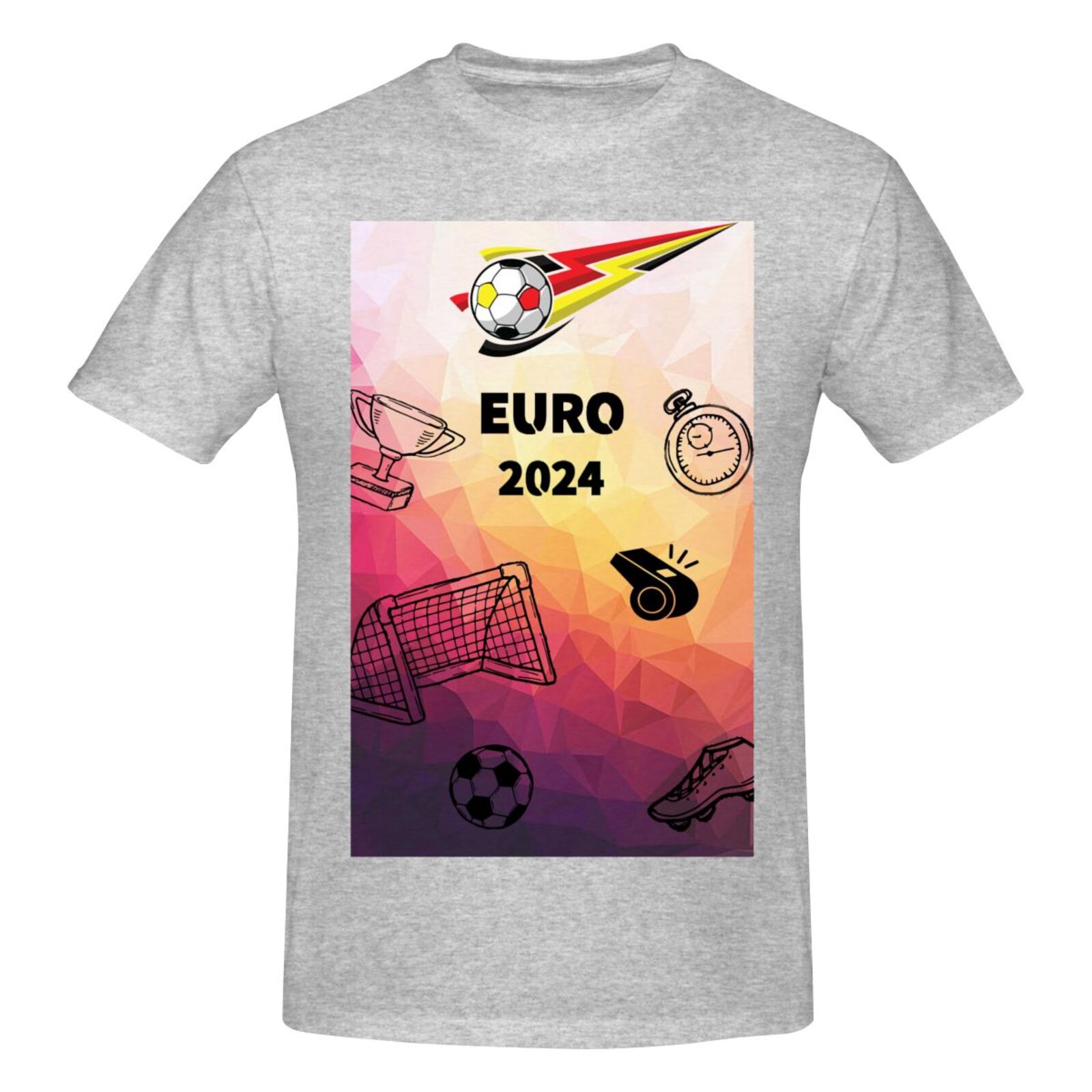 Men's Germany EURO 2024 Basic Short Sleeve T-Shirt BST1771