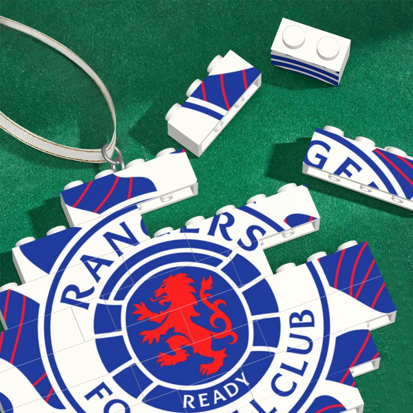 Rangers Building Block Puzzle Ornament BBP2181