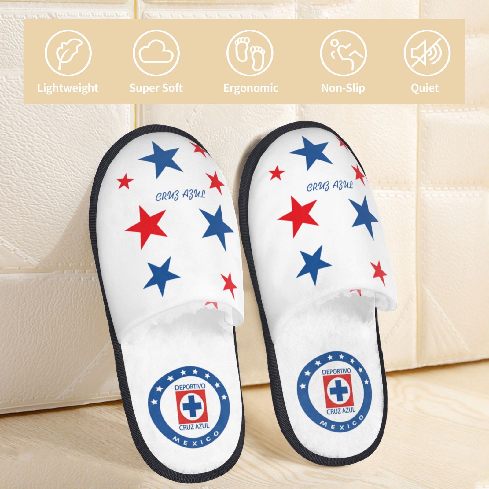 Cruz Azul Cotton Slippers FSP2210