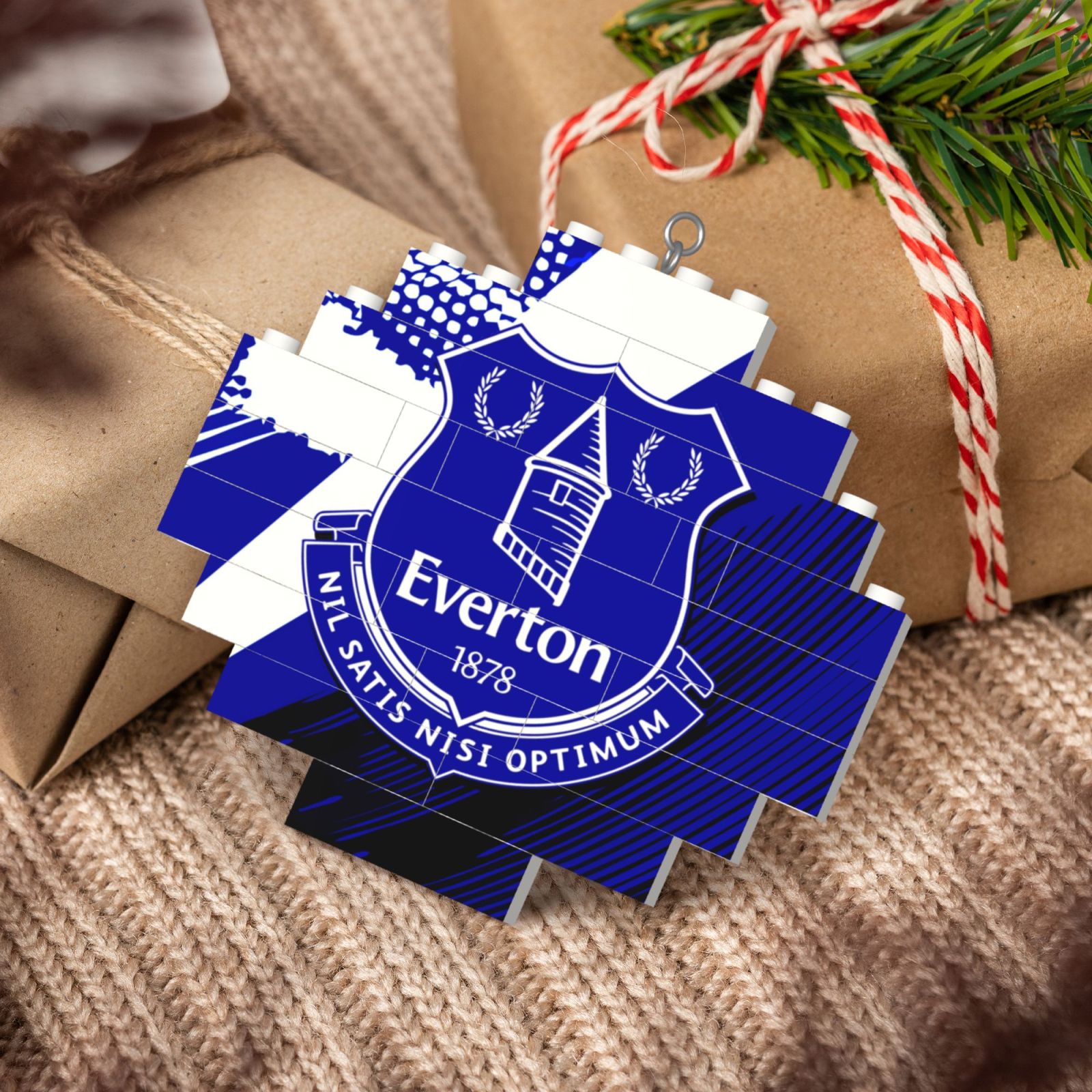 Everton Building Block Puzzle Ornament BBP2169