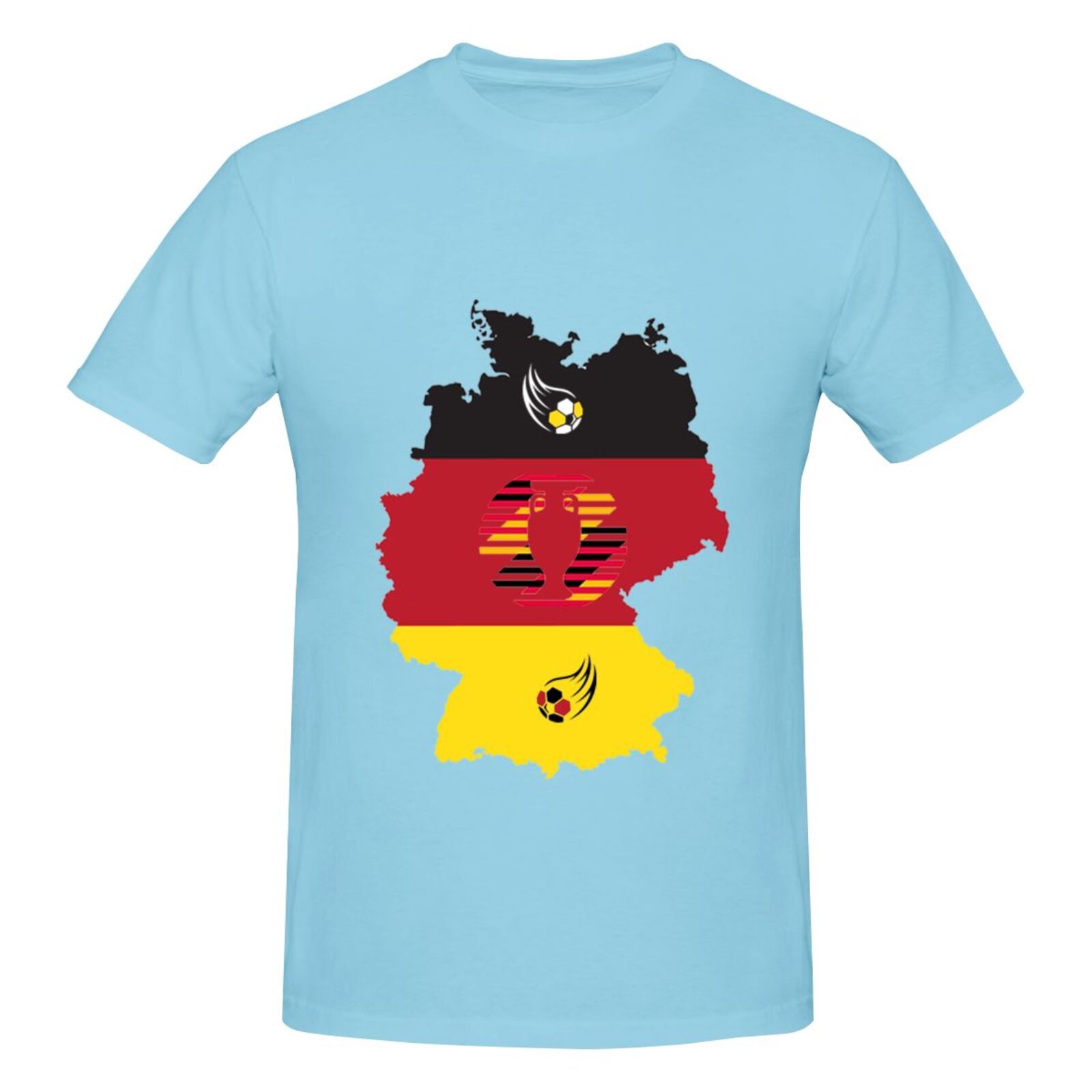 Men's Germany EURO 2024 Basic Short Sleeve T-Shirt BST1770