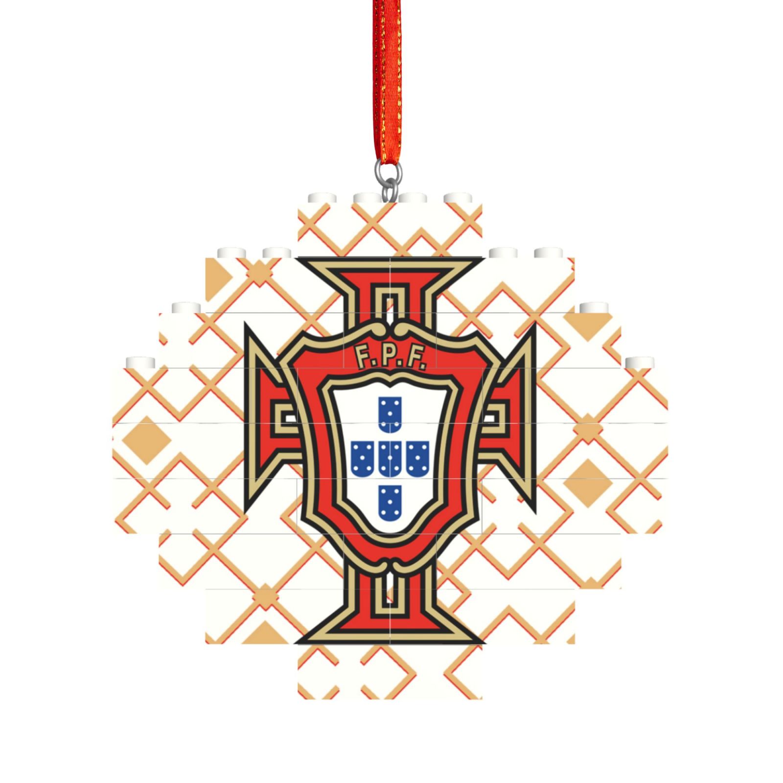 Portugal Building Block Puzzle Ornament BBP2178