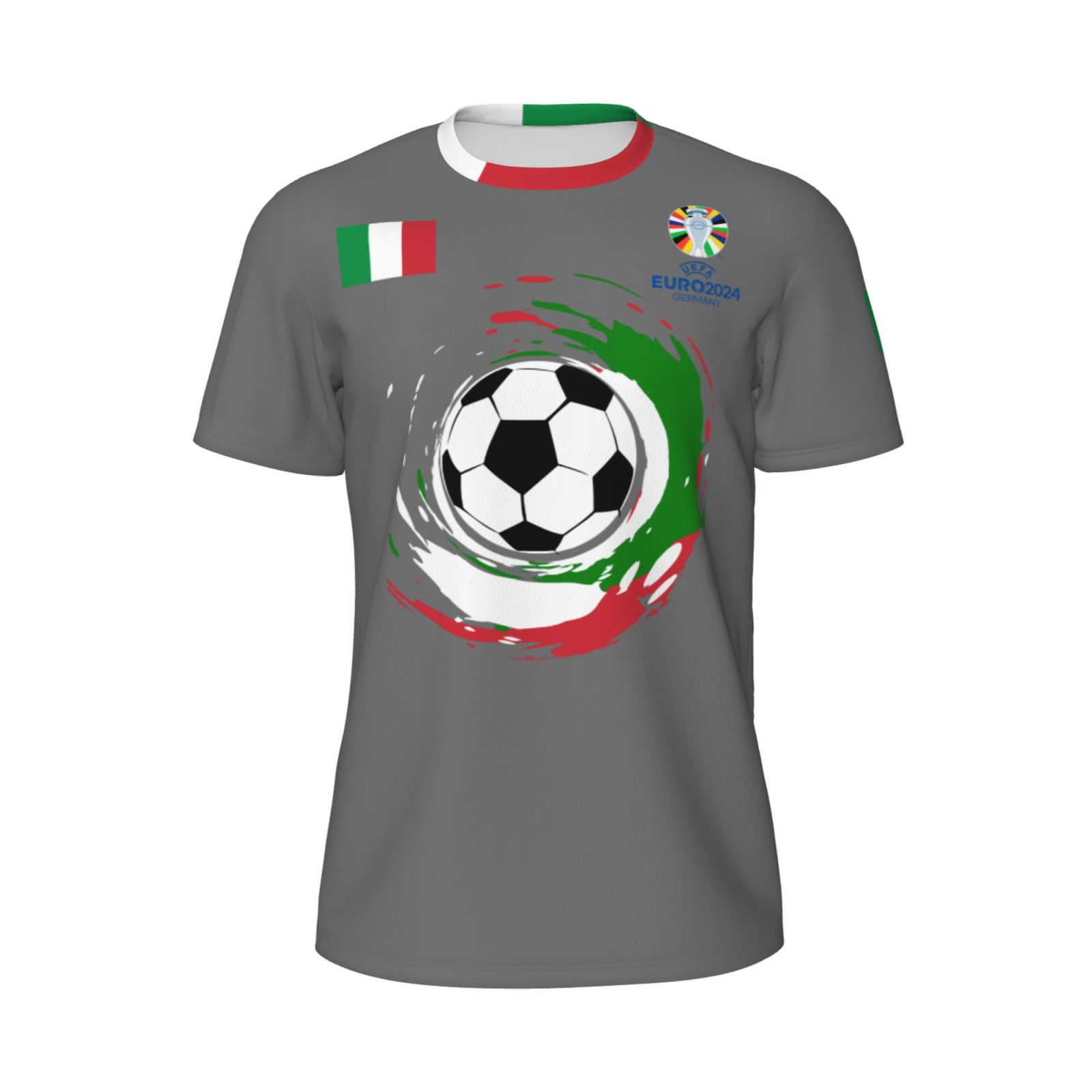 Men's Italy EURO 2024 Short Sleeved Mesh T-Shirt SMT1687