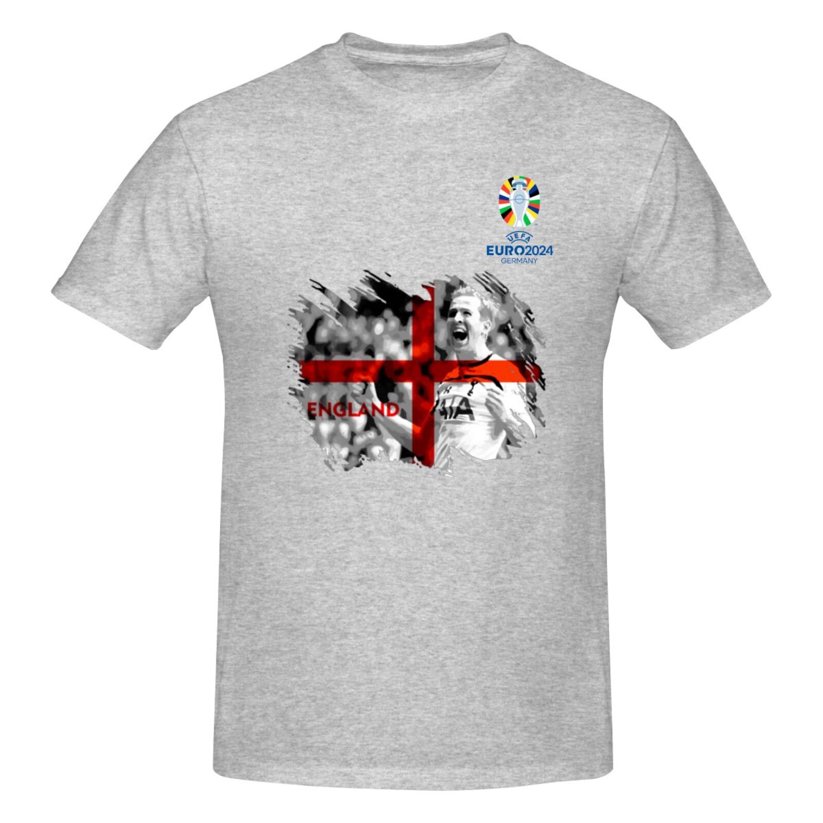 Men's England EURO 2024 Basic Short Sleeve T-Shirt BST1713