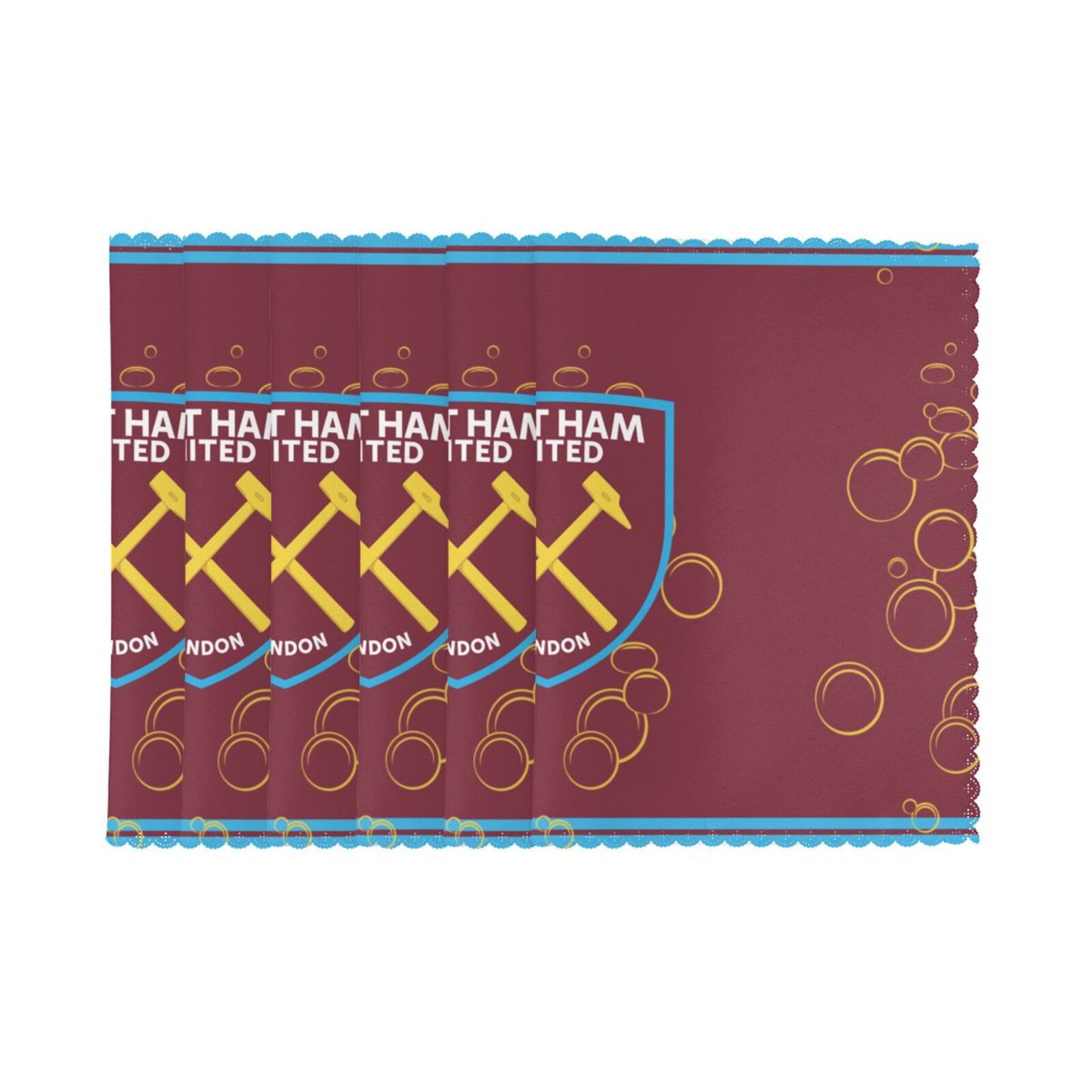 West Ham United Placemat Set Of 6 PFD2306
