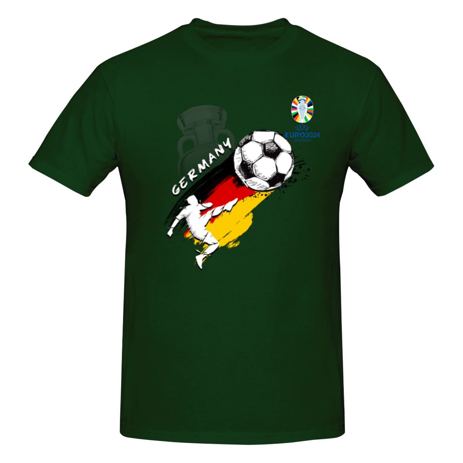 Men's Germany EURO 2024 Basic Short Sleeve T-Shirt BST1679