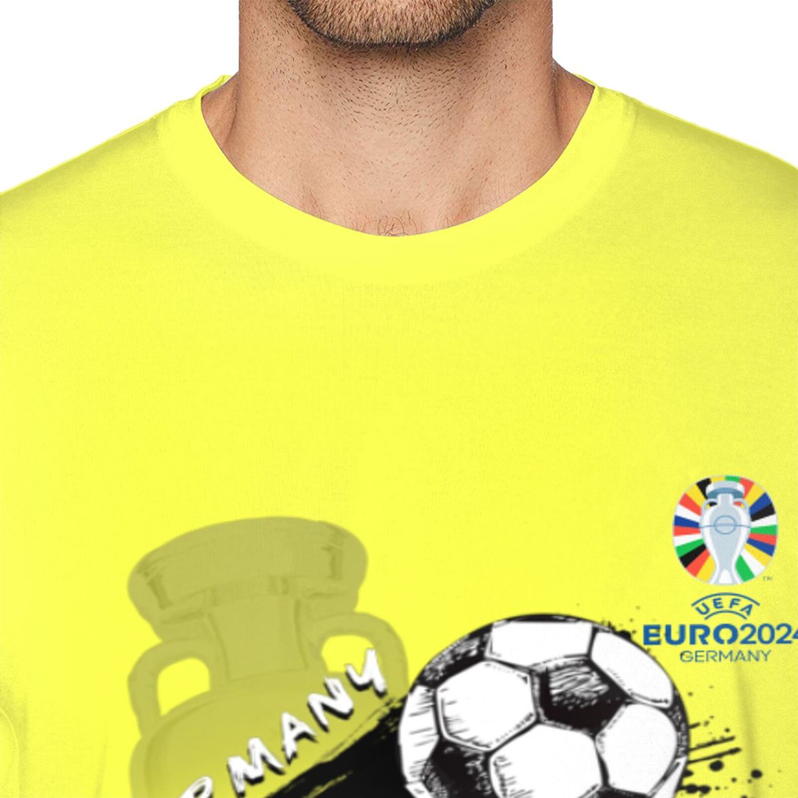 Men's Germany EURO 2024 Basic Short Sleeve T-Shirt BST1679