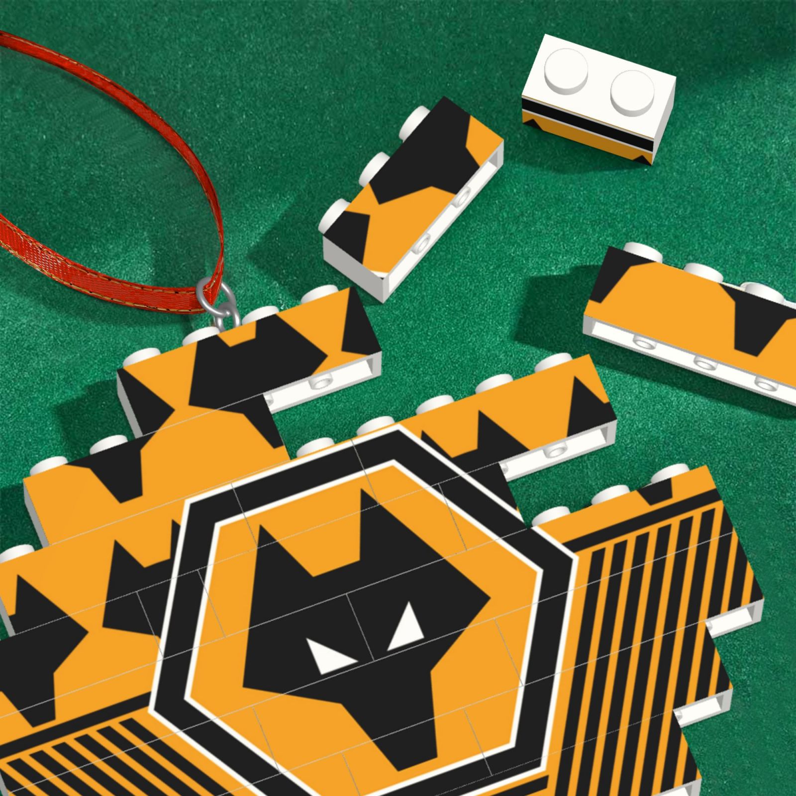 Wanderer Building Block Puzzle Ornament BBP2201