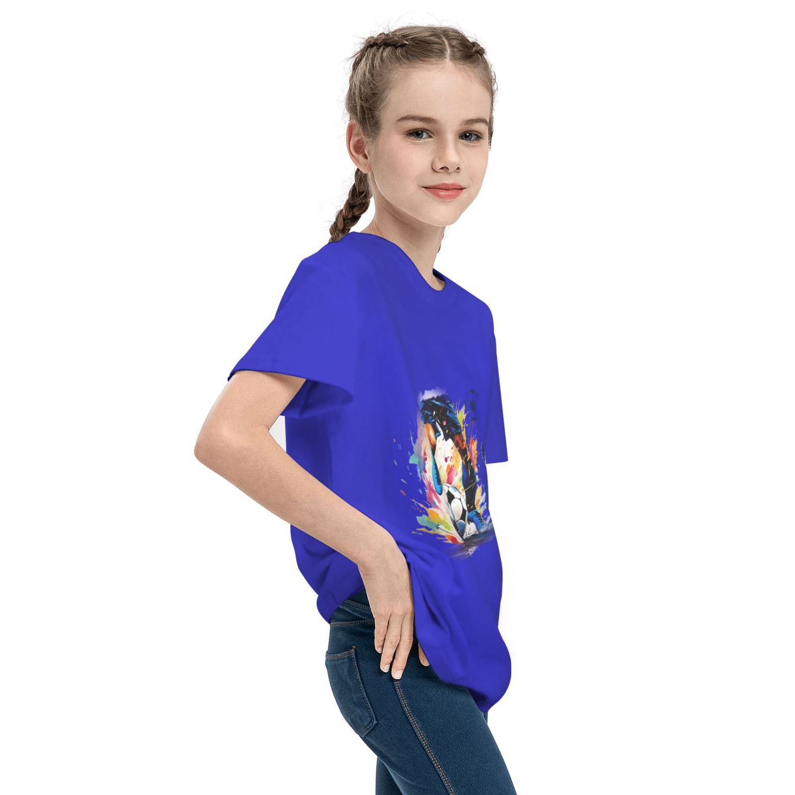 Kid's France EURO 2024 Teenage T-shirt TET1755