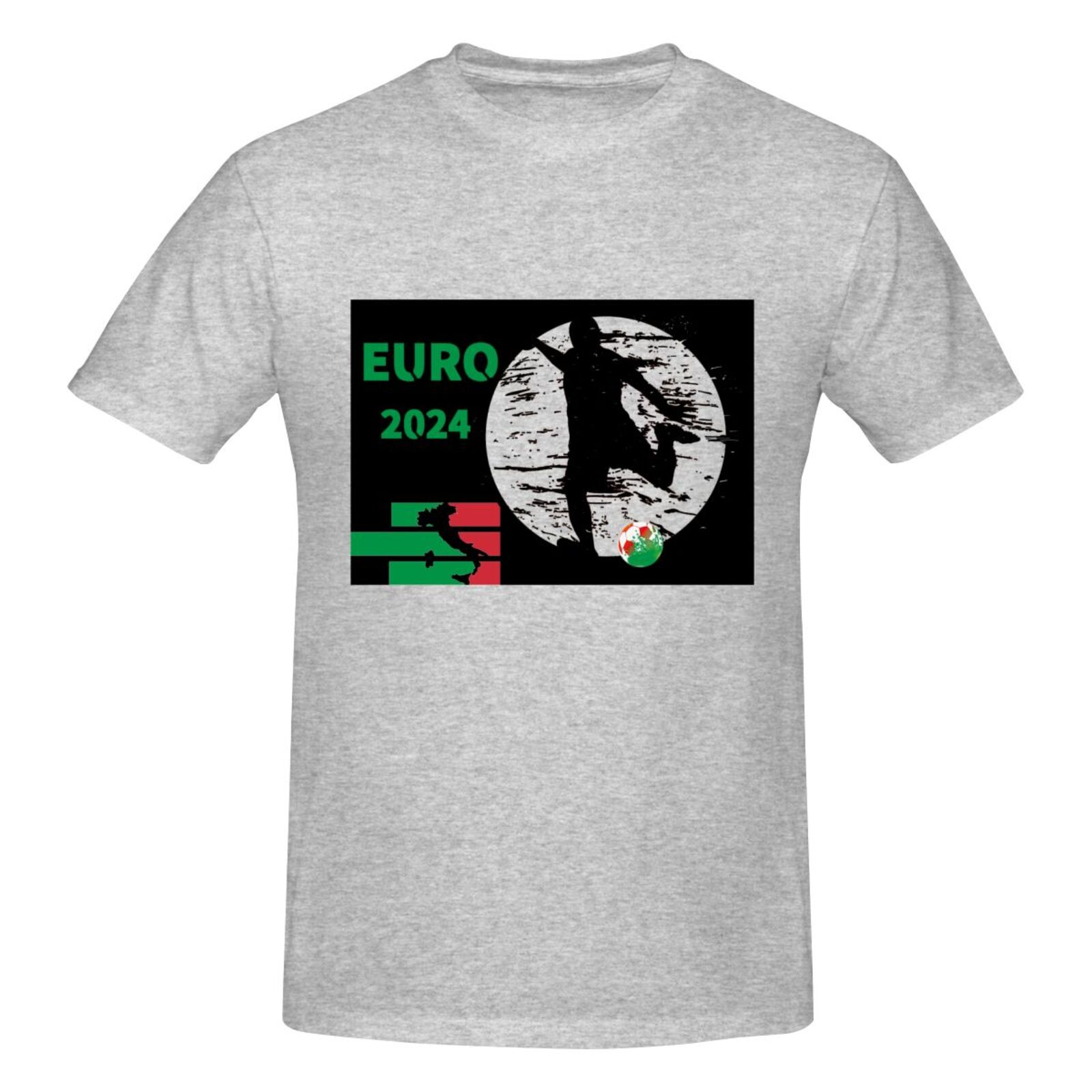 Men's Italy EURO 2024 Basic Short Sleeve T-Shirt BST1751