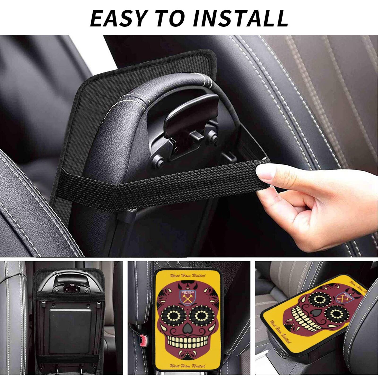 West Ham United Car Handrail Box Cushion CHC2684