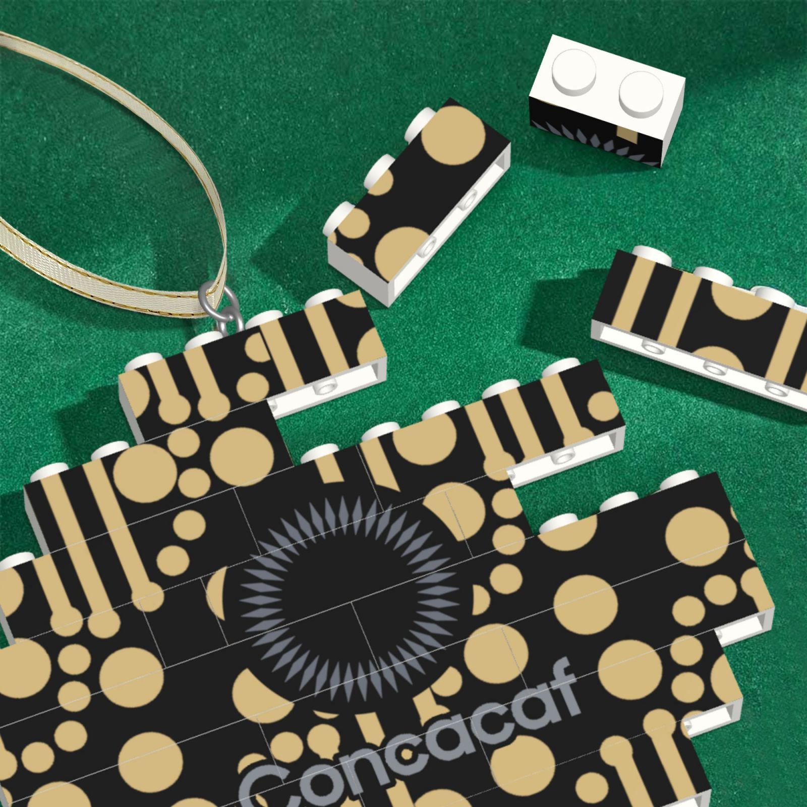 CONCACAF Building Block Puzzle Ornament BBP2003