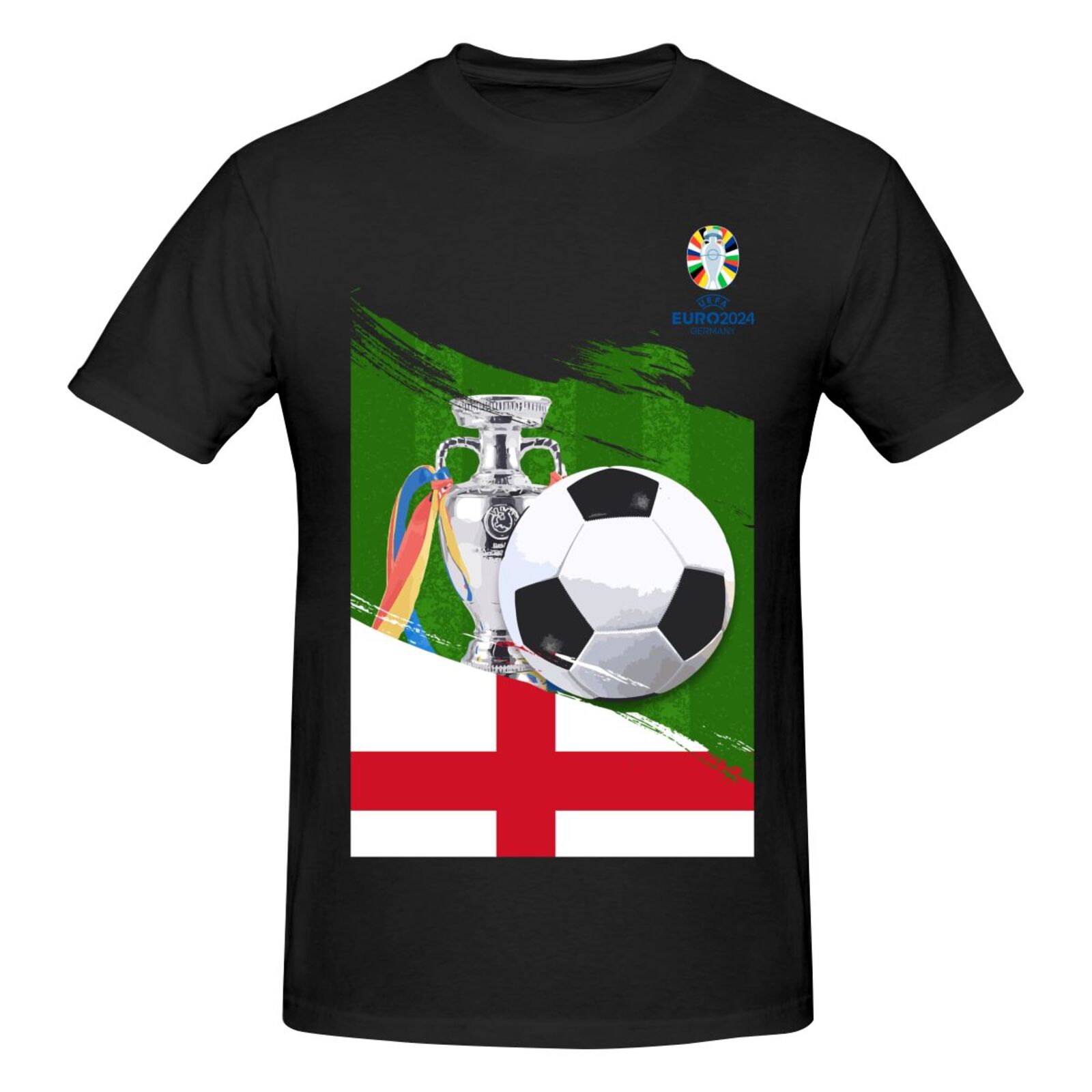 Men's England EURO 2024 Basic Short Sleeve T-Shirt BST1681