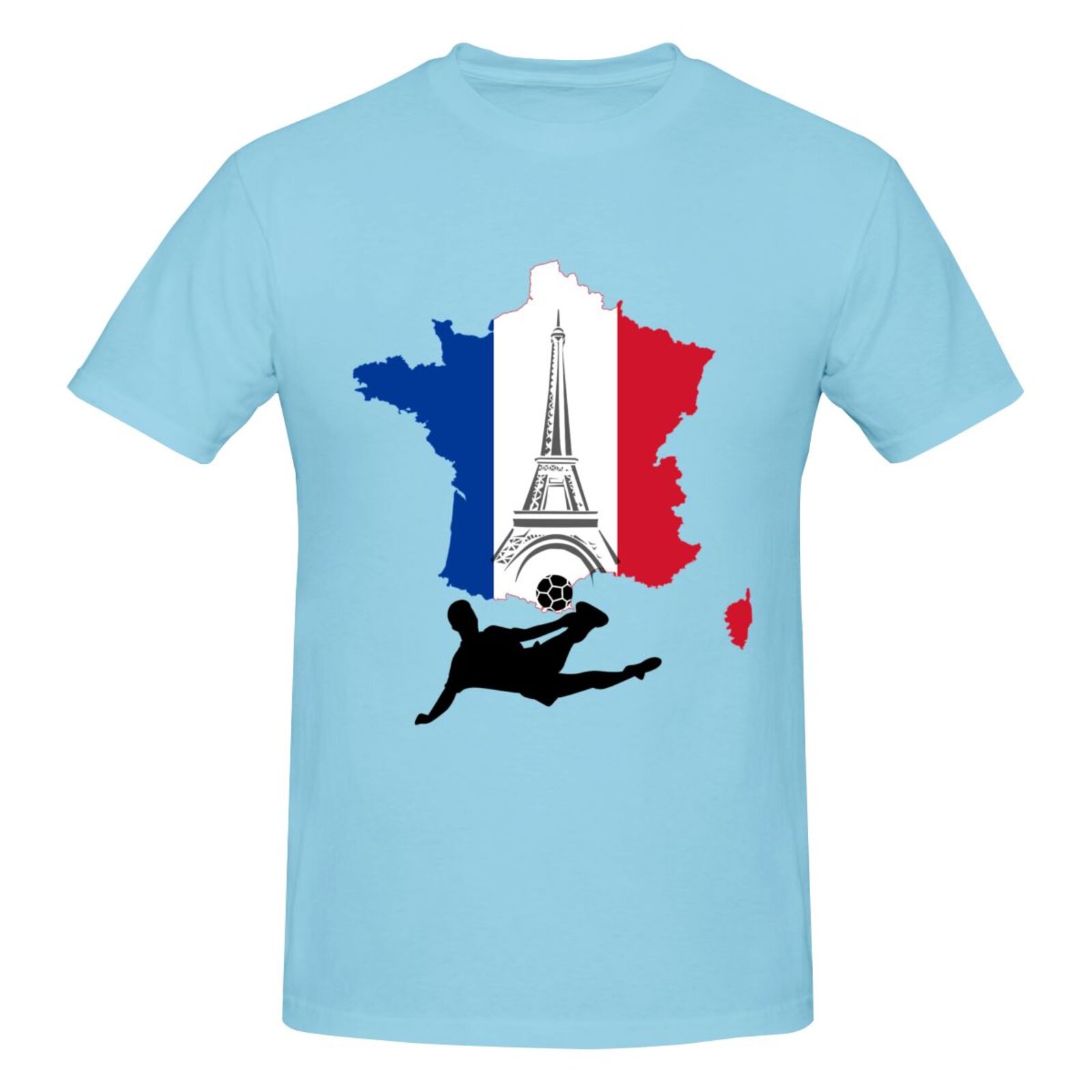 Men's France EURO 2024 Basic Short Sleeve T-Shirt BST1772