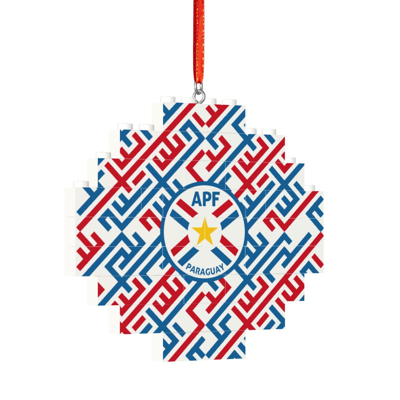 Paraguay Building Block Puzzle Ornament BBP1990