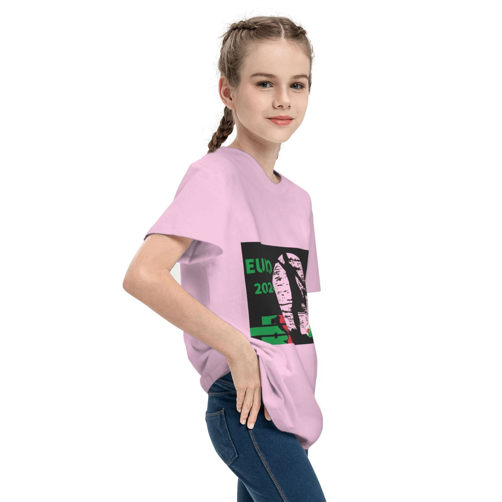 Kid's Italy EURO 2024 Teenage T-shirt TET1757