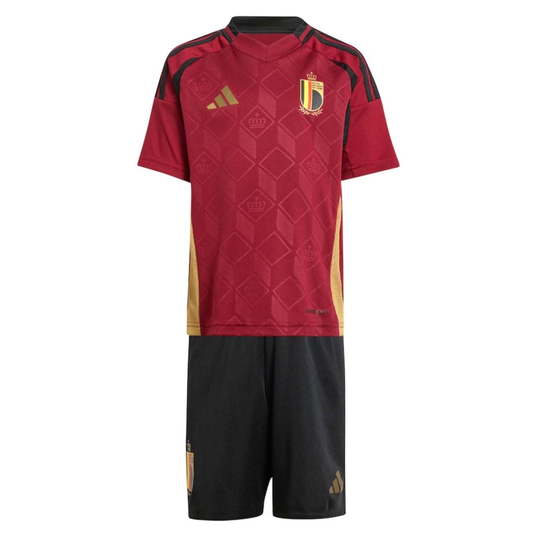 Kid's Belgium Home Jersey+Shorts EURO 2024