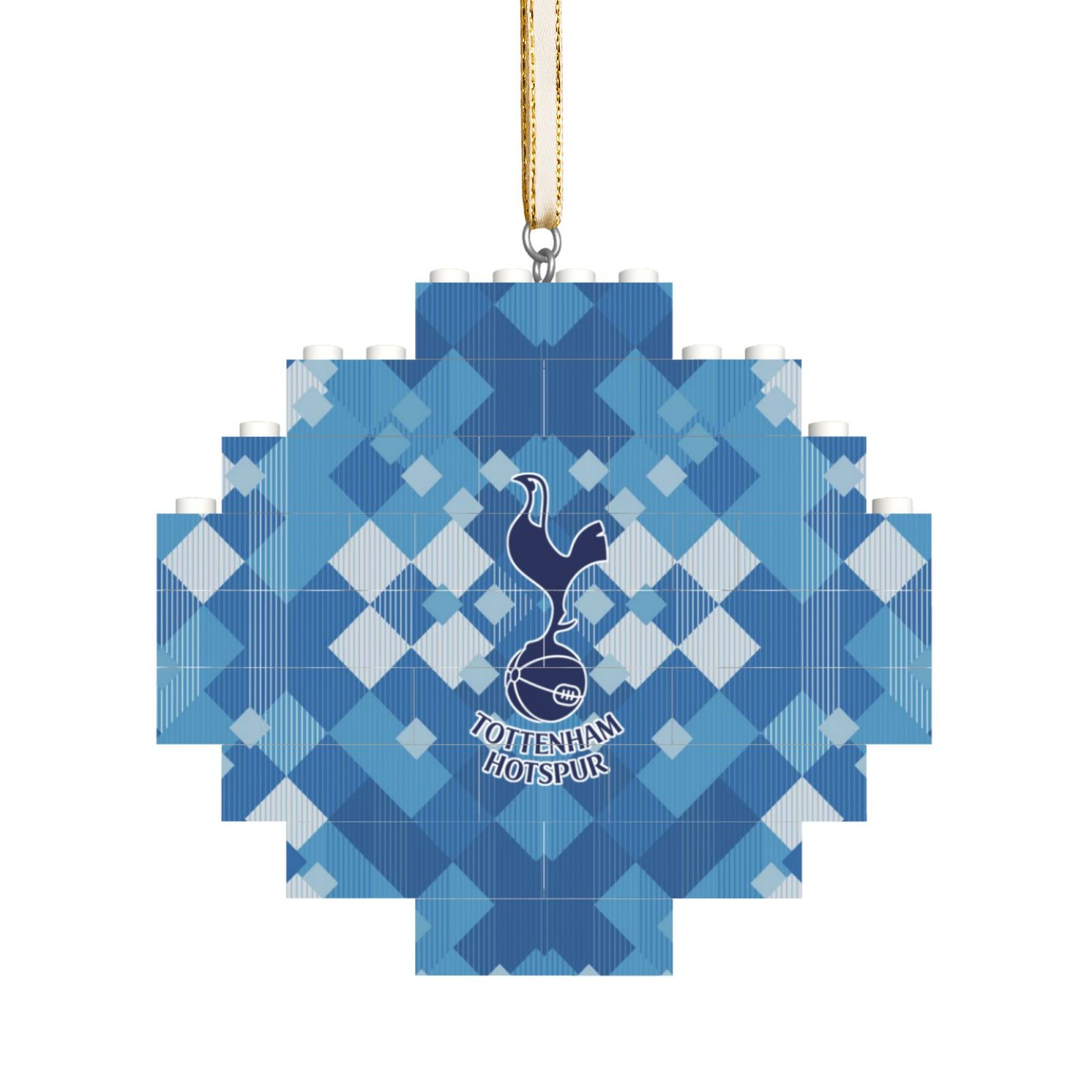 Tottenham Hotspur Building Block Puzzle Ornament BBP1992