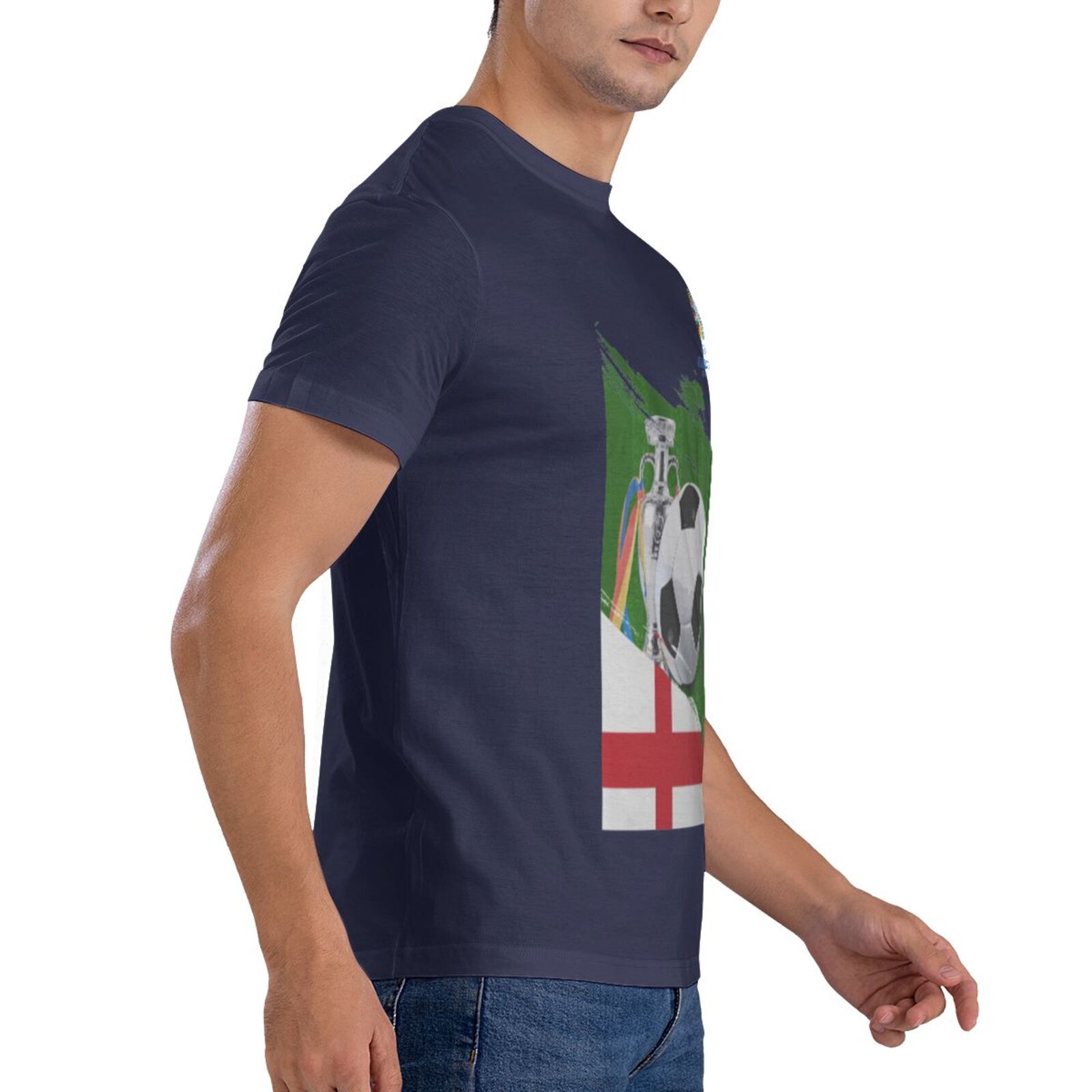 Men's England EURO 2024 Basic Short Sleeve T-Shirt BST1681