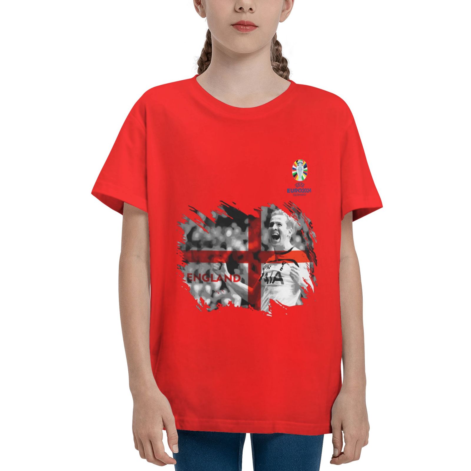 Kid's England EURO 2024 Teenage T-shirt TET1711