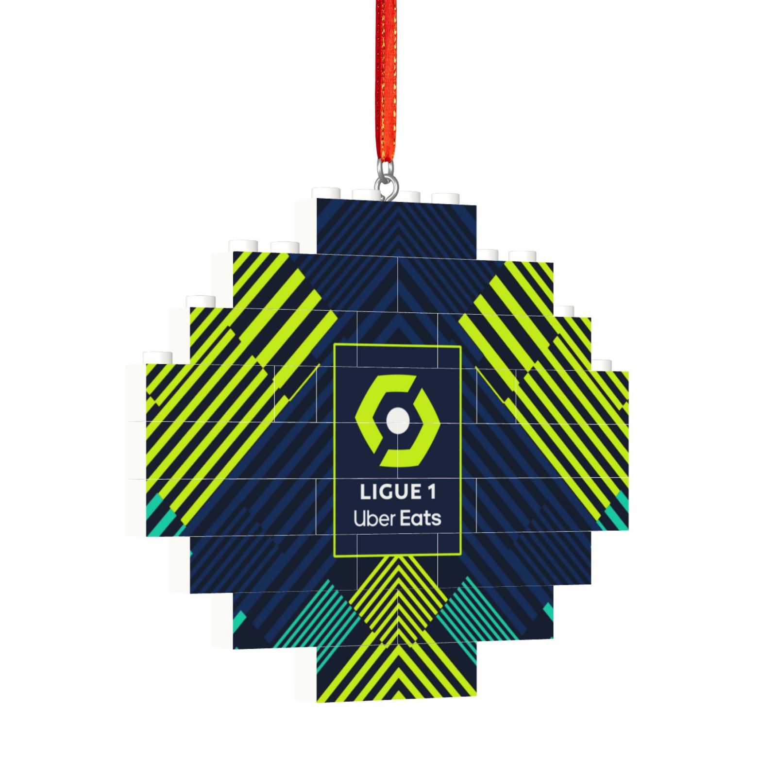 France Football League Building Block Puzzle Ornament BBP2034