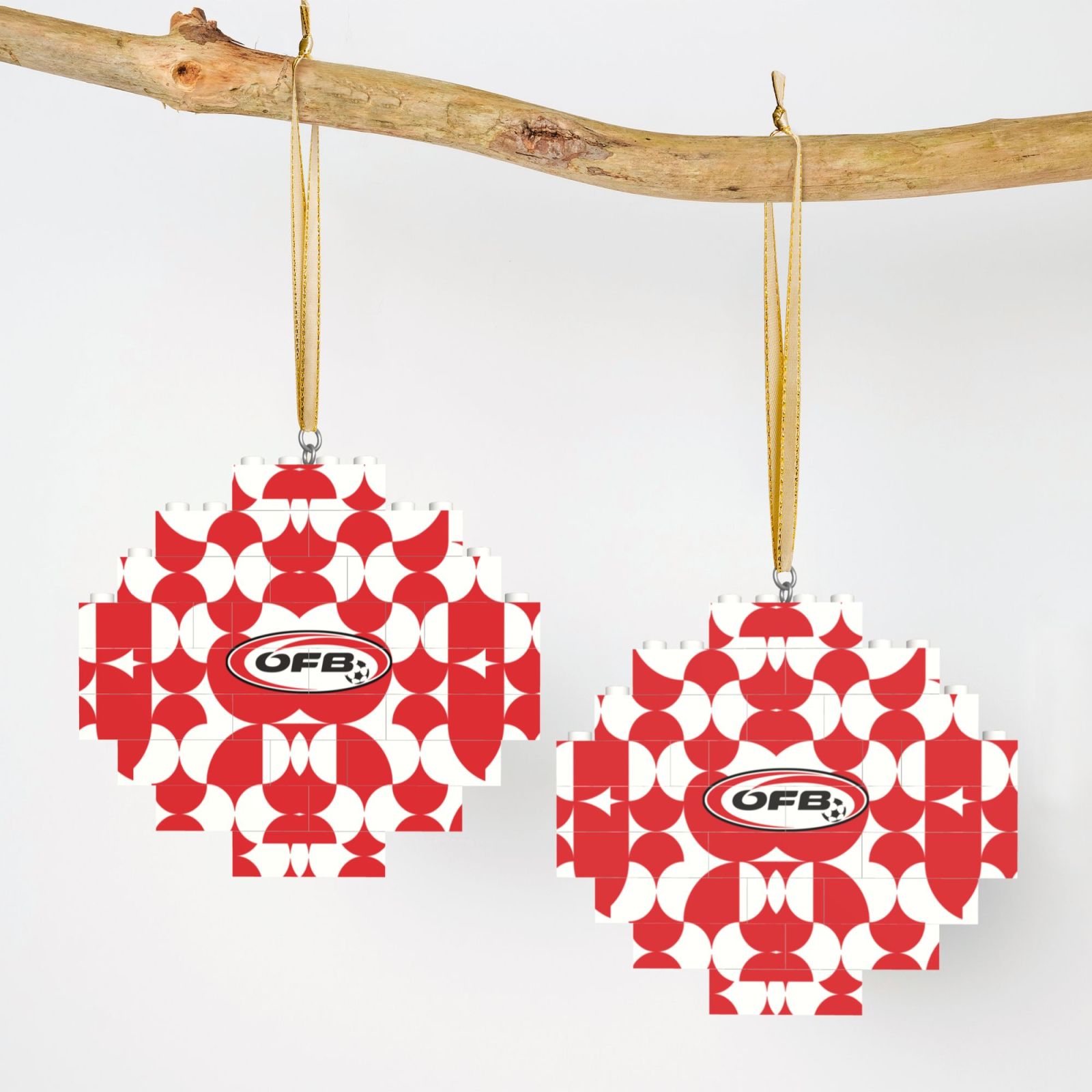 Austria Building Block Puzzle Ornament BBP2000