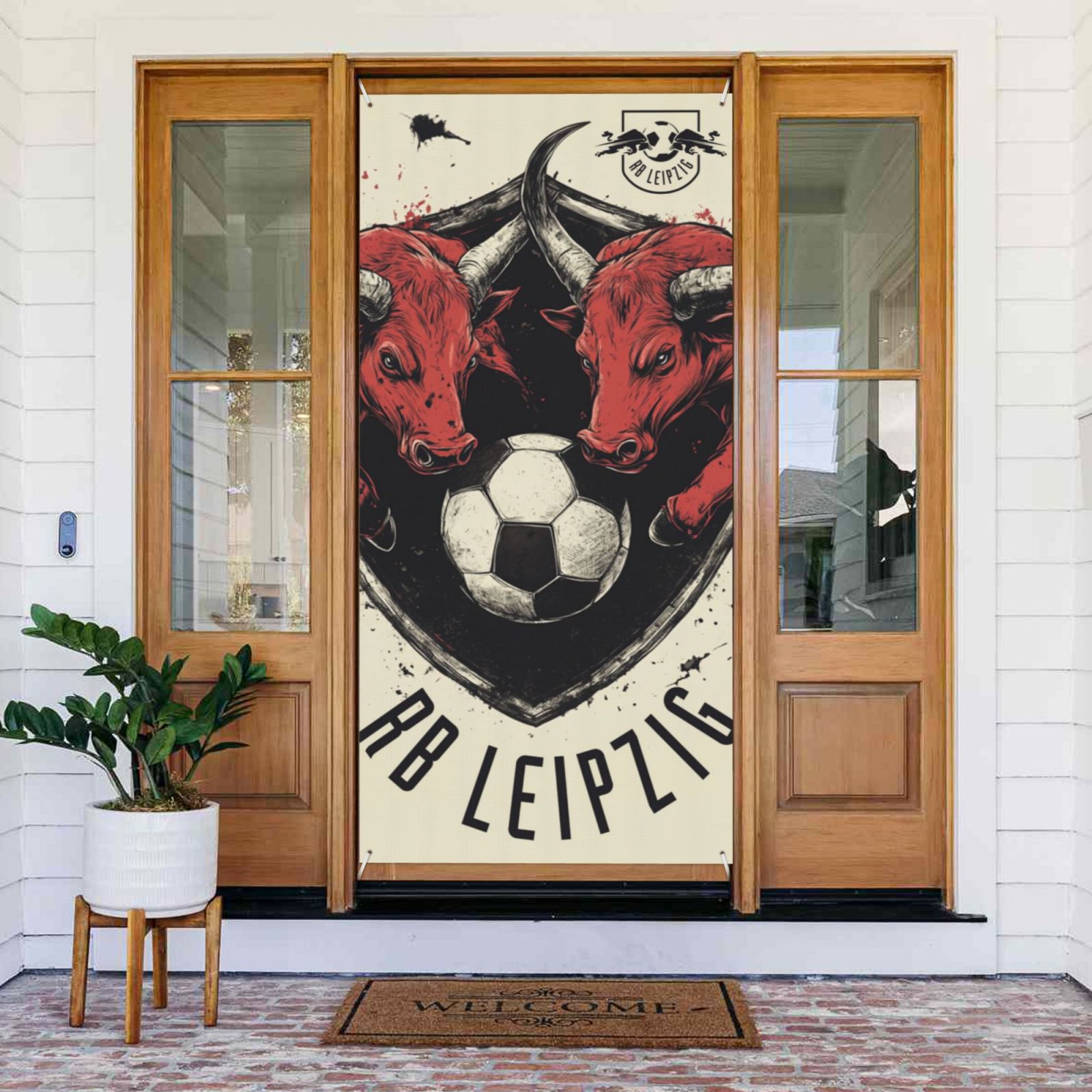 RB Leipzig Door Cover Decorated Banner DCB2812