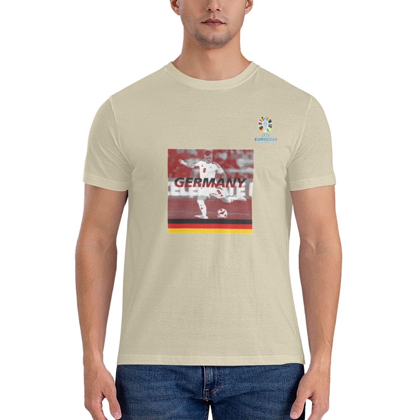 Men's Germany EURO 2024 Basic Short Sleeve T-Shirt BST1704