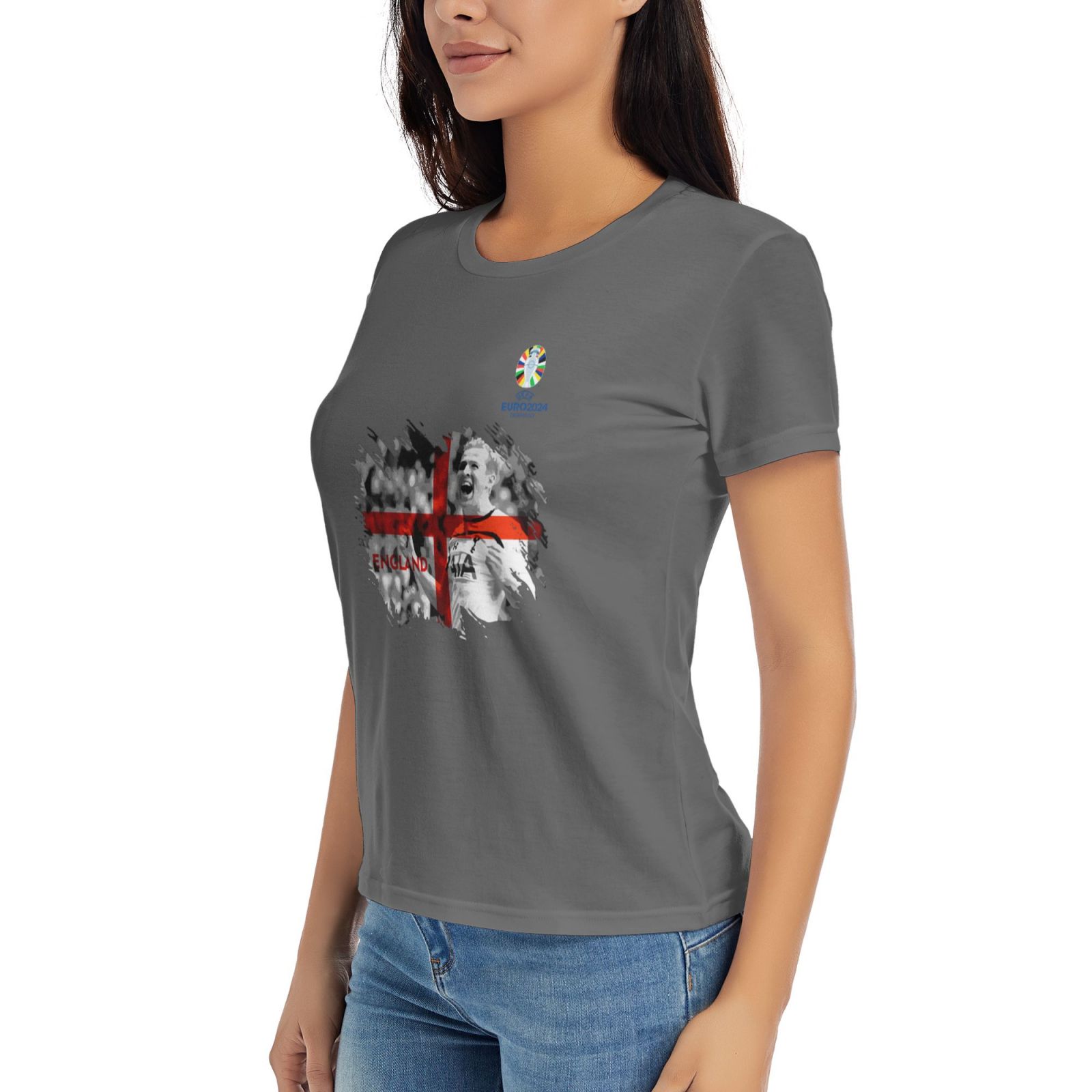 Woman's England EURO 2024 Basic Short Sleeve T-Shirt WBT1712