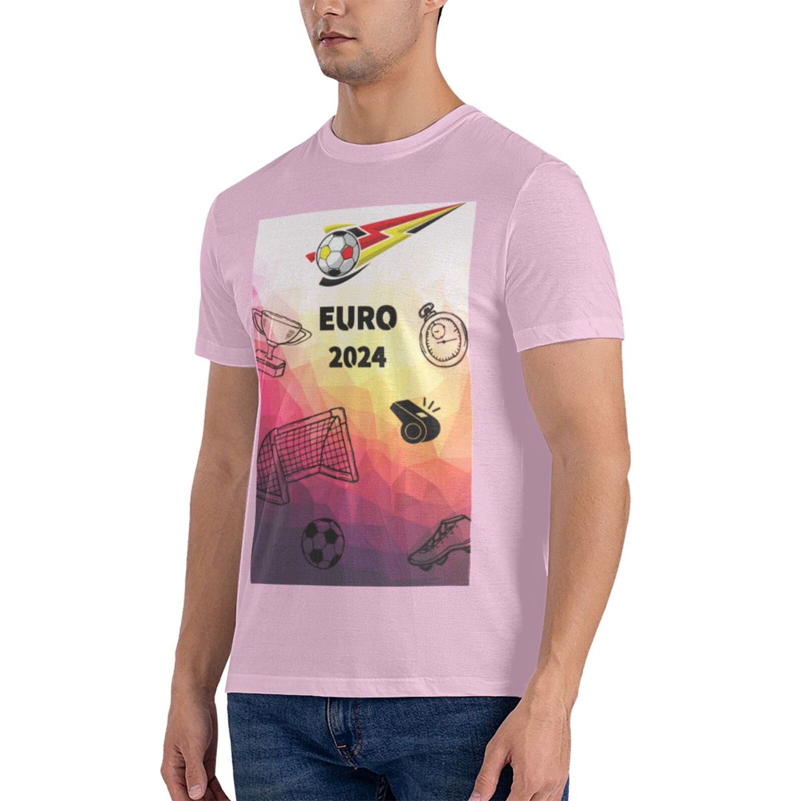 Men's Germany EURO 2024 Basic Short Sleeve T-Shirt BST1771