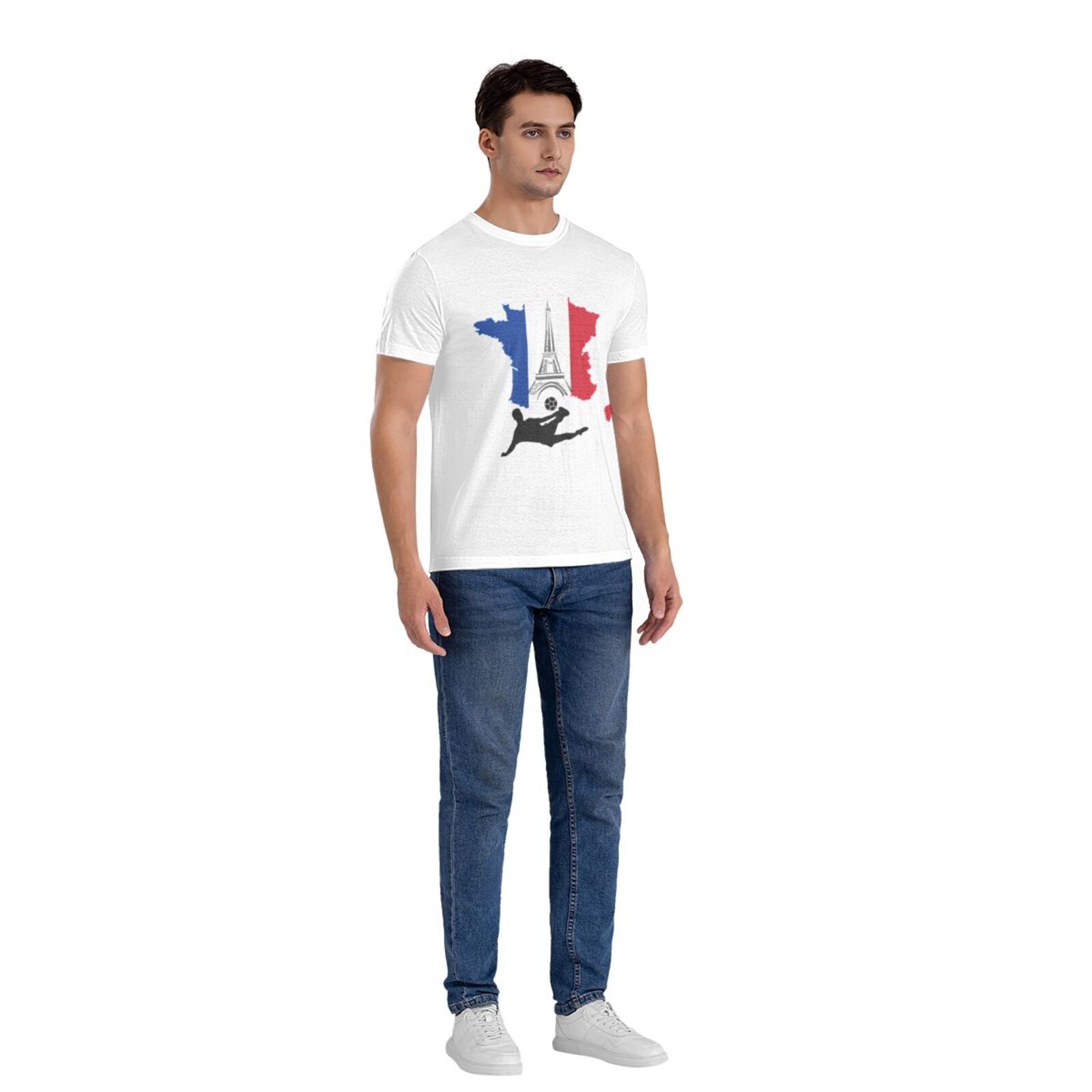 Men's France EURO 2024 Basic Short Sleeve T-Shirt BST1772