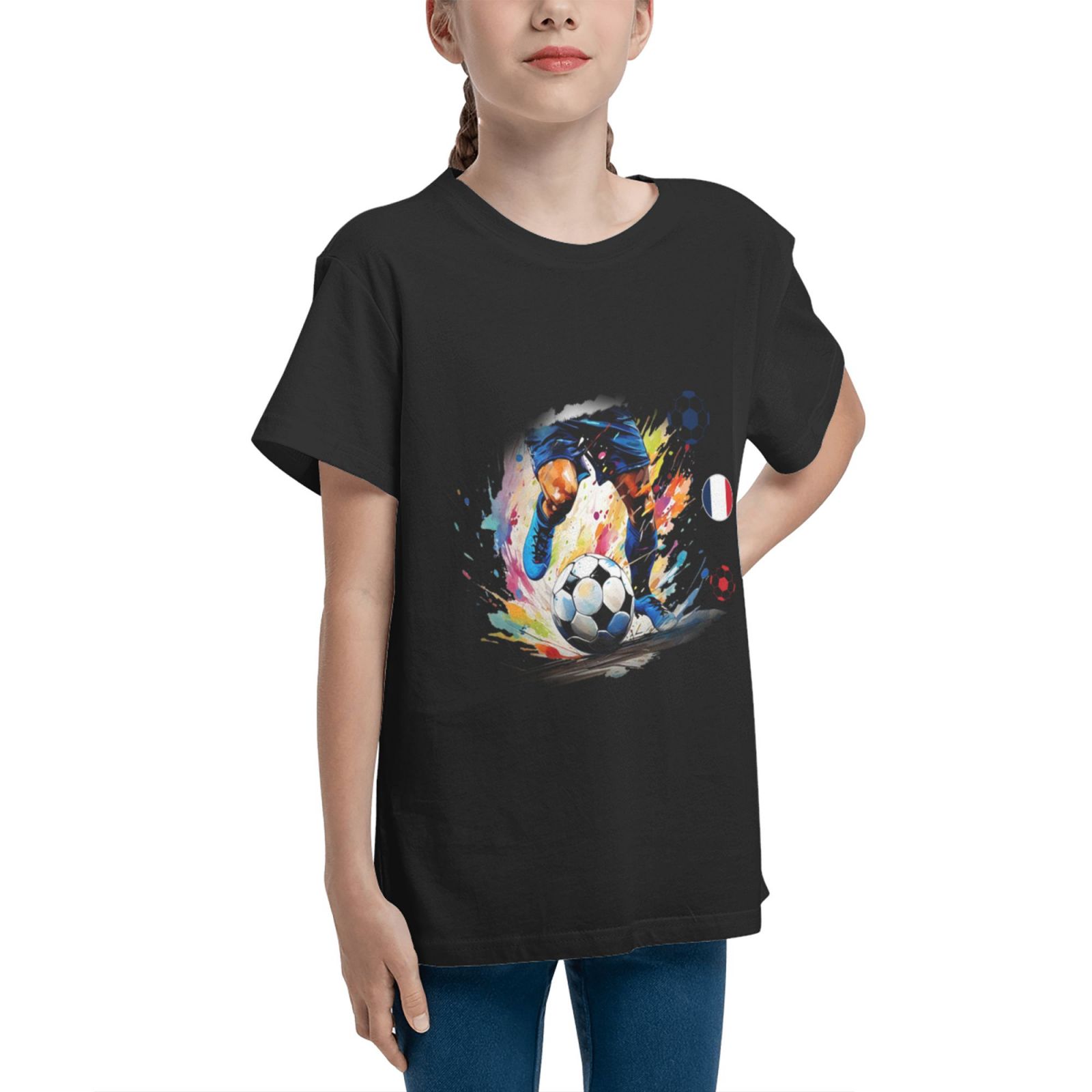 Kid's France EURO 2024 Teenage T-shirt TET1755