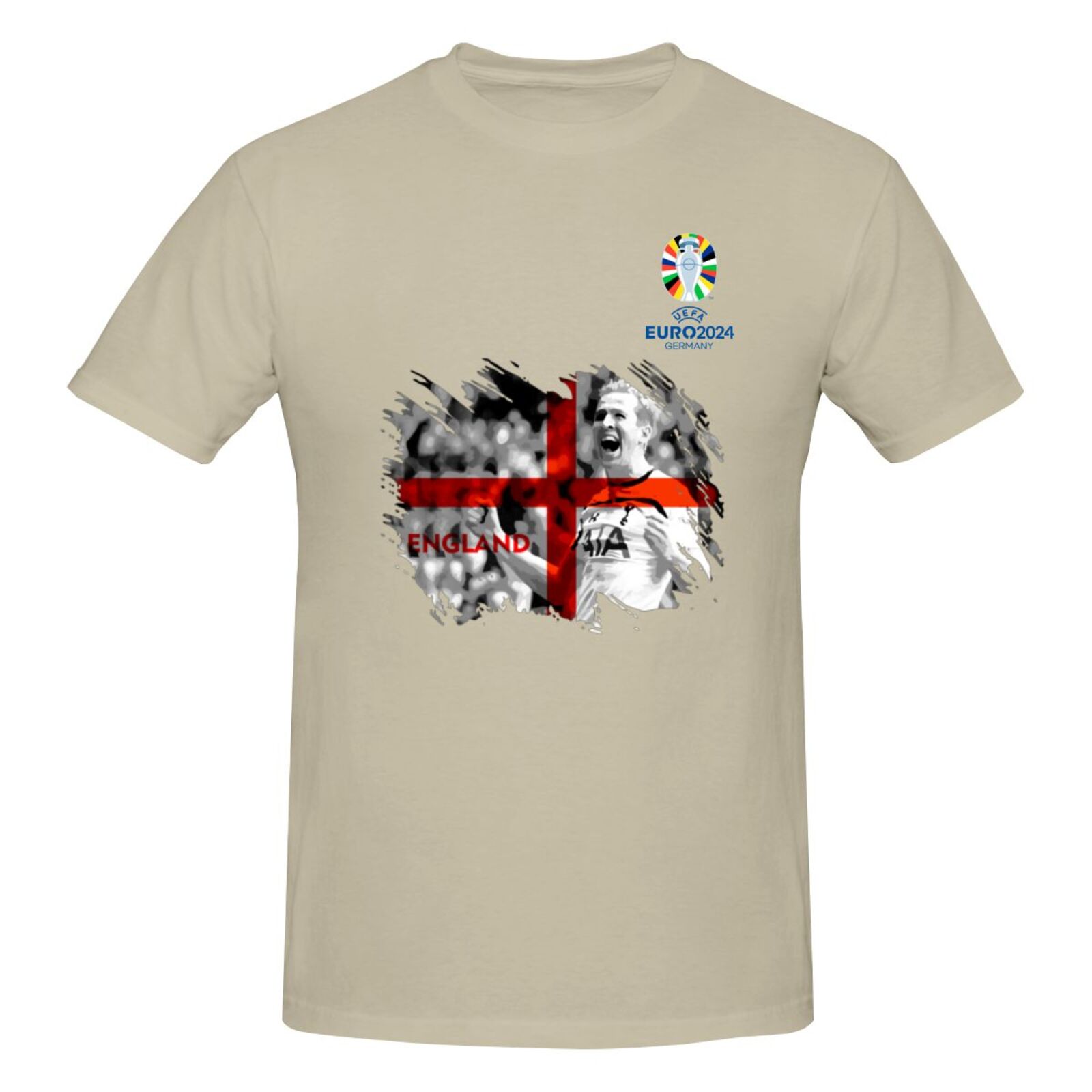 Men's England EURO 2024 Basic Short Sleeve T-Shirt BST1713