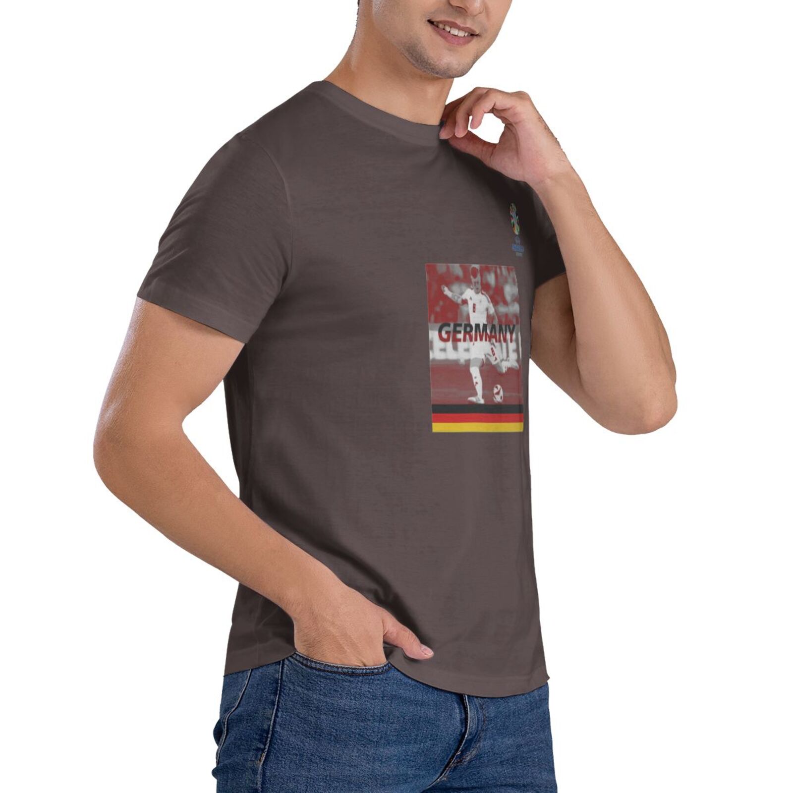 Men's Germany EURO 2024 Basic Short Sleeve T-Shirt BST1704