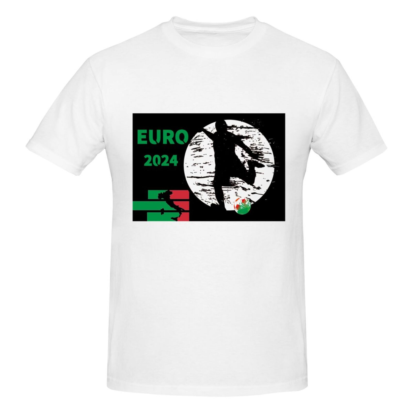 Men's Italy EURO 2024 Basic Short Sleeve T-Shirt BST1751