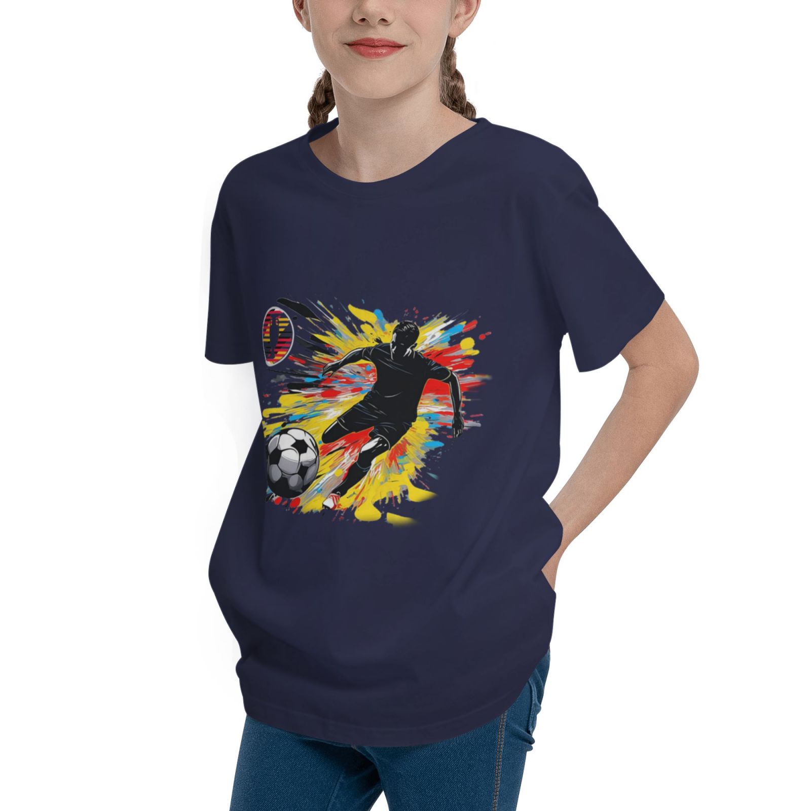 Kid's Germany EURO 2024 Teenage T-shirt TET1756