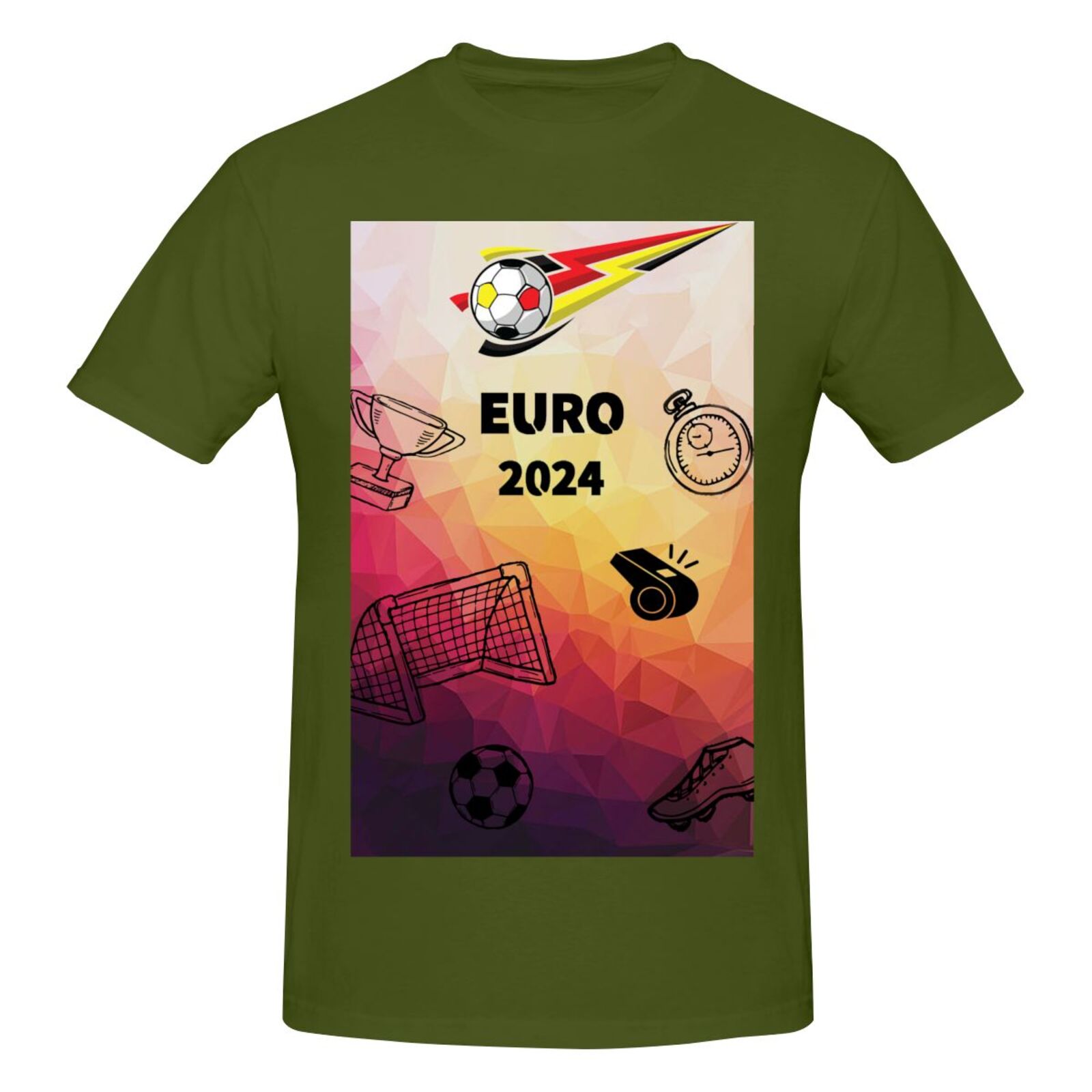 Men's Germany EURO 2024 Basic Short Sleeve T-Shirt BST1771