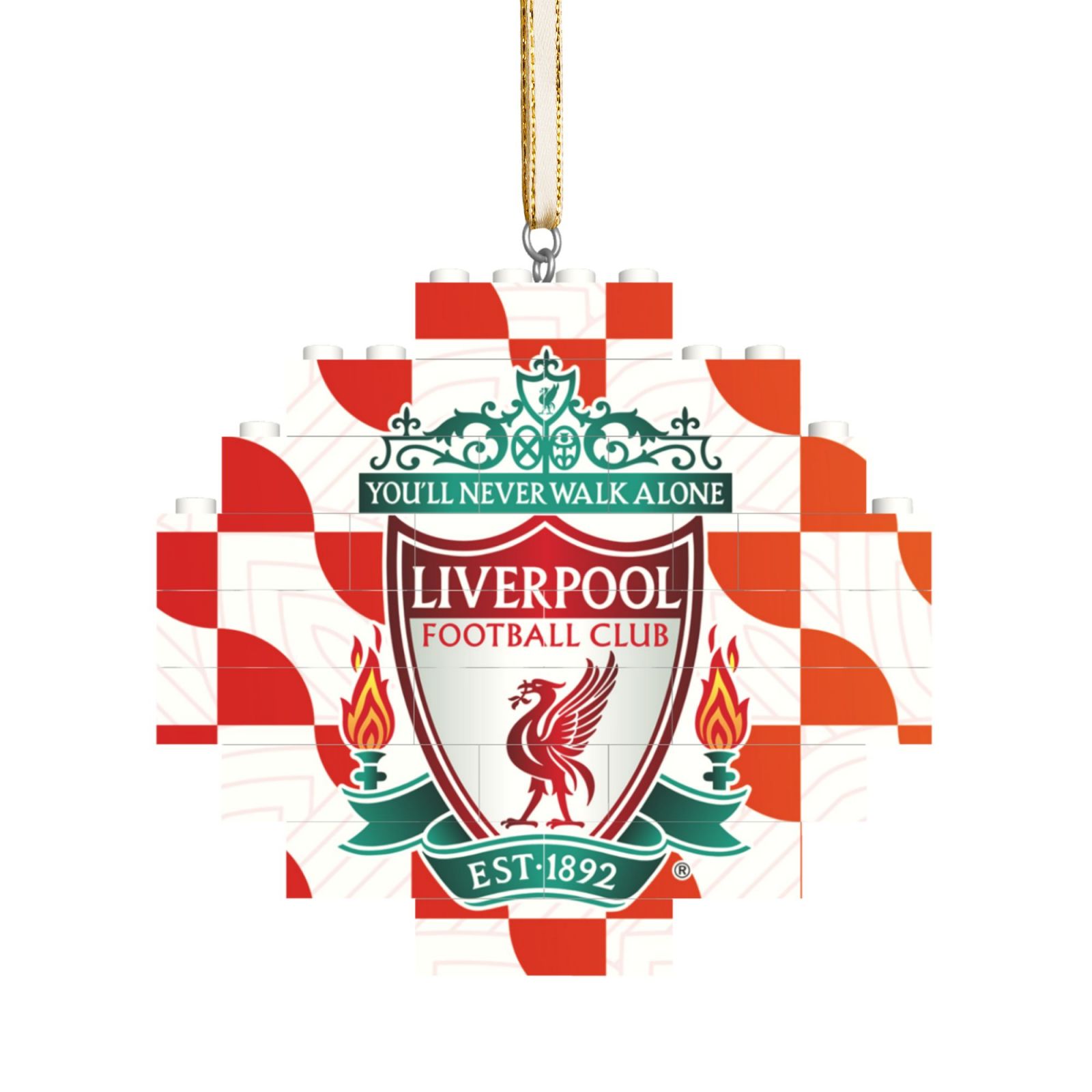 Liverpool Building Block Puzzle Ornament BBP2101