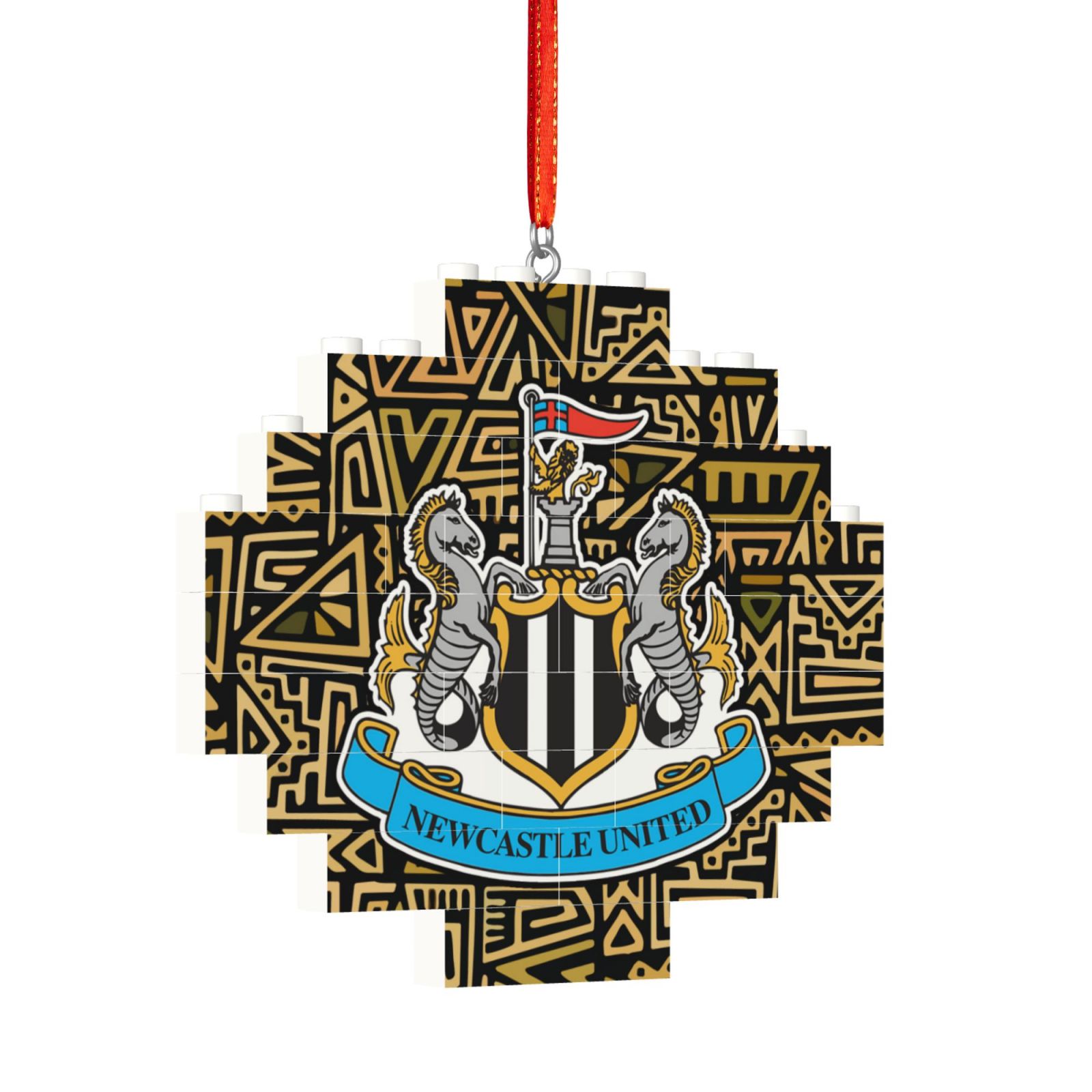 Newcastle United Building Block Puzzle Ornament BBP2104