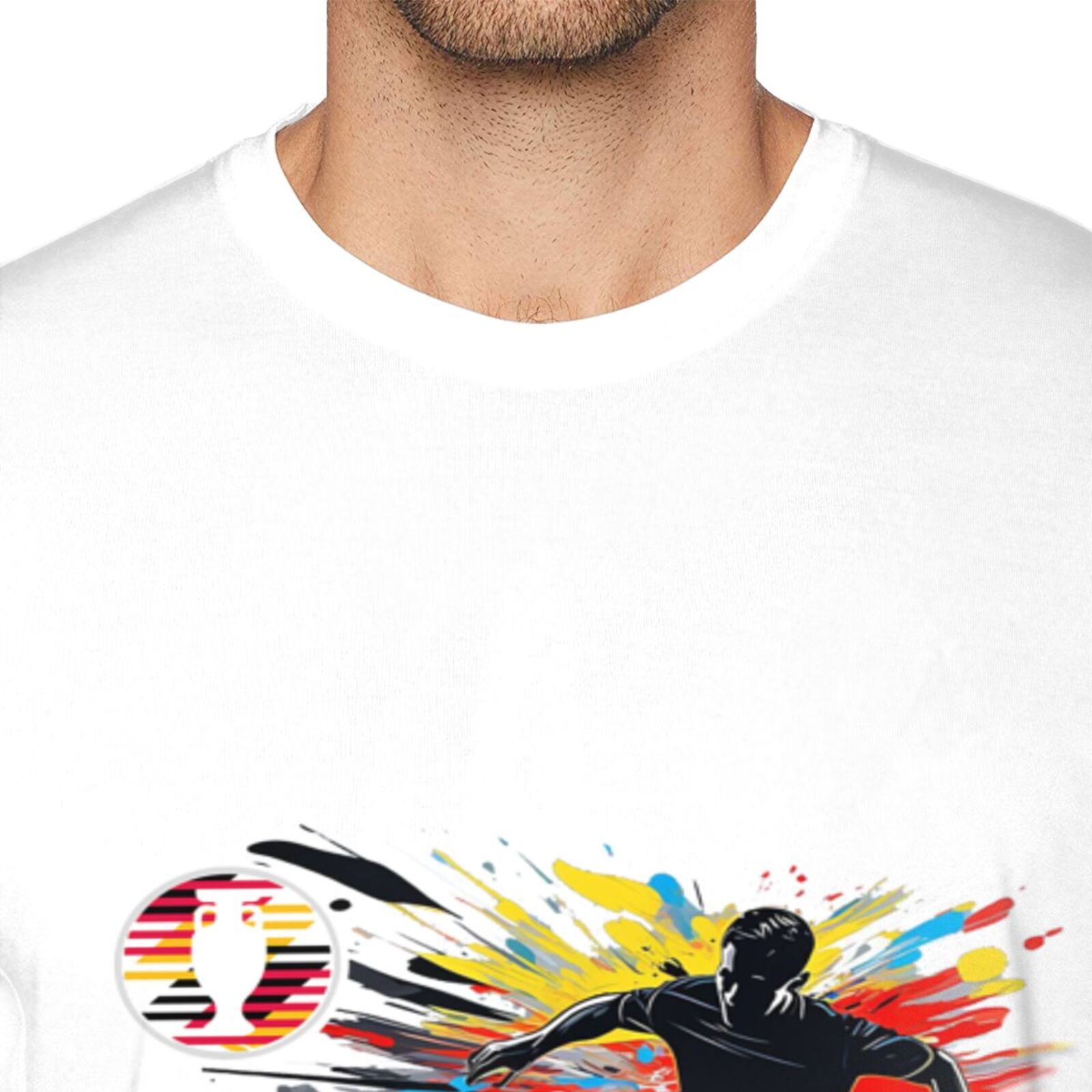 Men's Germany EURO 2024 Basic Short Sleeve T-Shirt BST1748