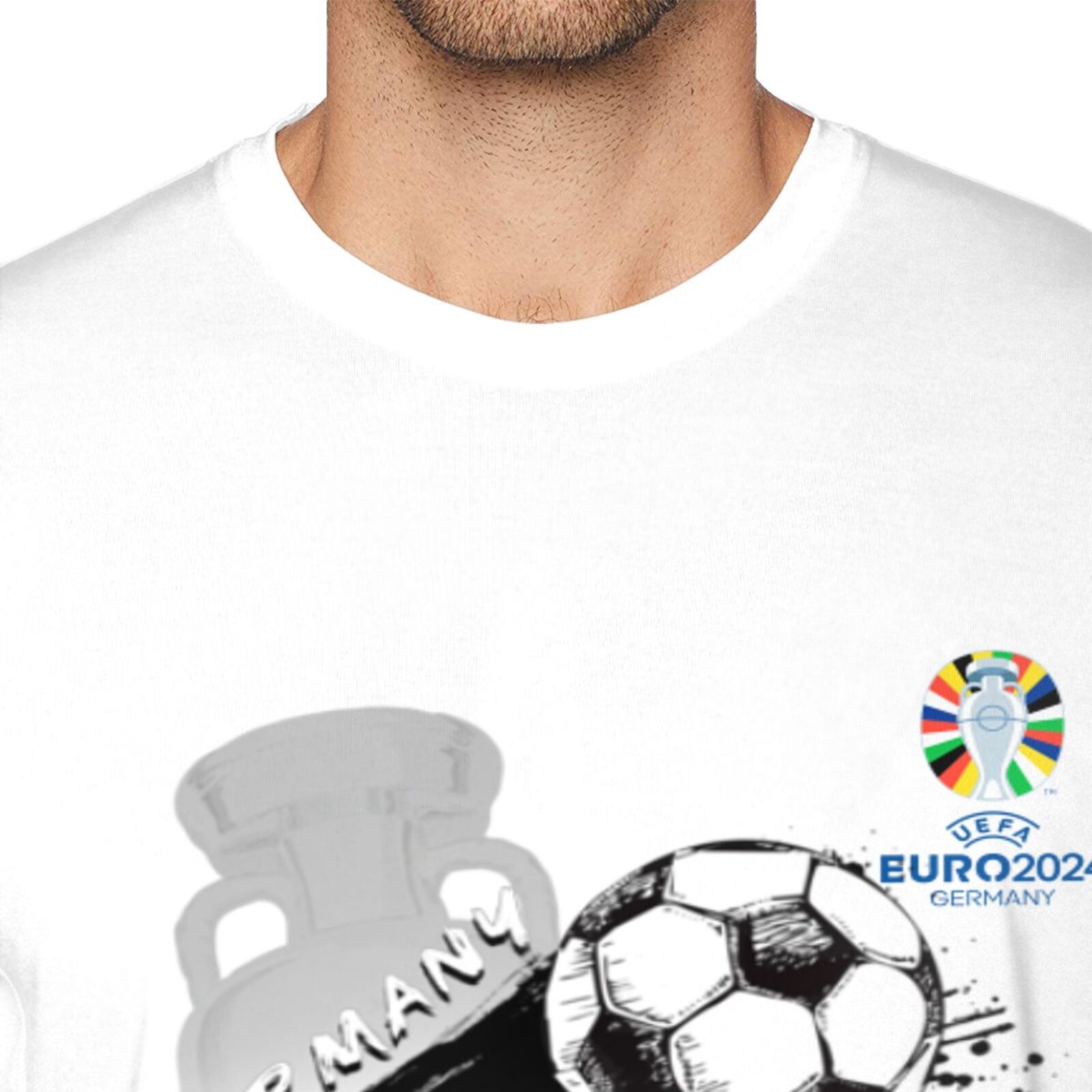 Men's Germany EURO 2024 Basic Short Sleeve T-Shirt BST1679