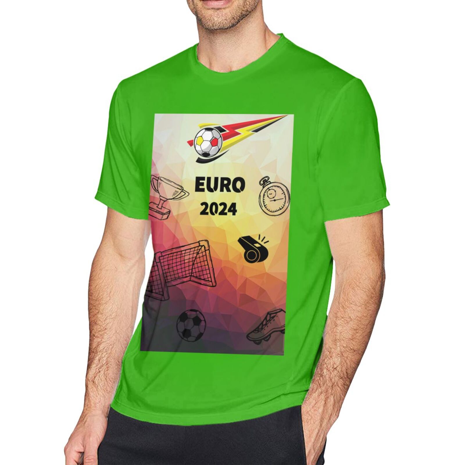 Men's Germany EURO 2024 Basic Short Sleeve T-Shirt BST1771