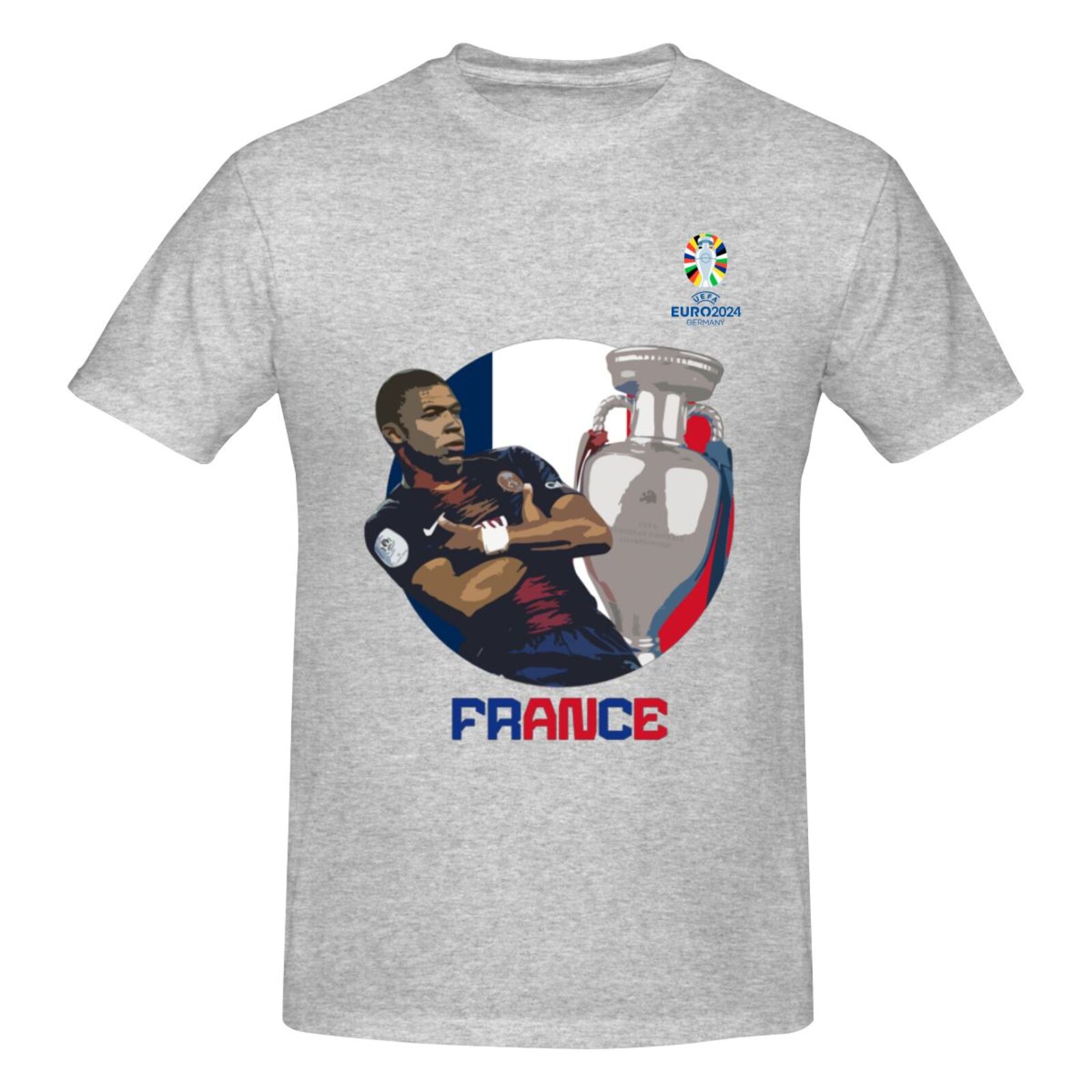 Men's France EURO 2024 Basic Short Sleeve T-Shirt BST1729